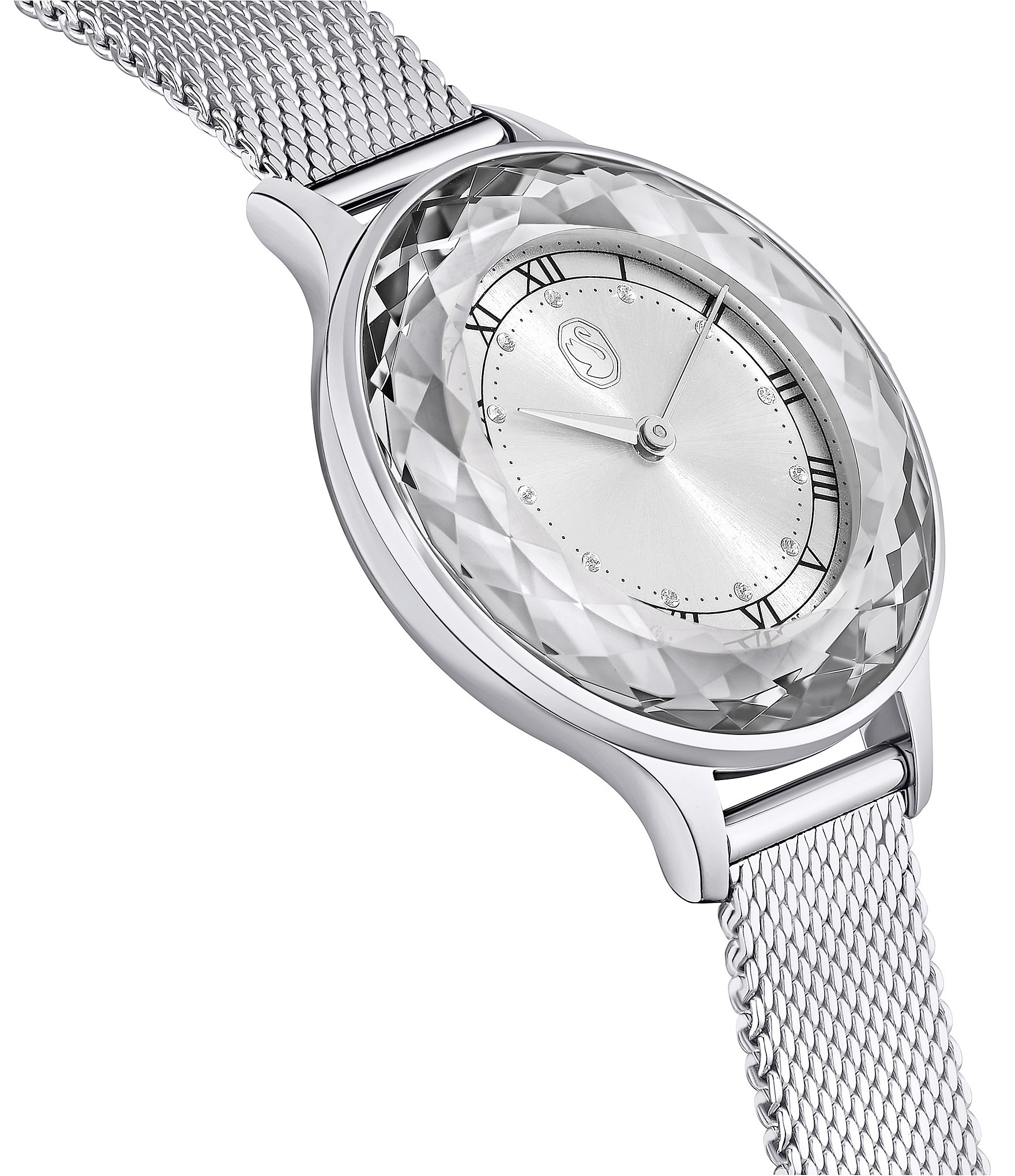 Swarovski Women's Octea Nova Quartz Analog Stainless Steel Mesh Bracelet Watch