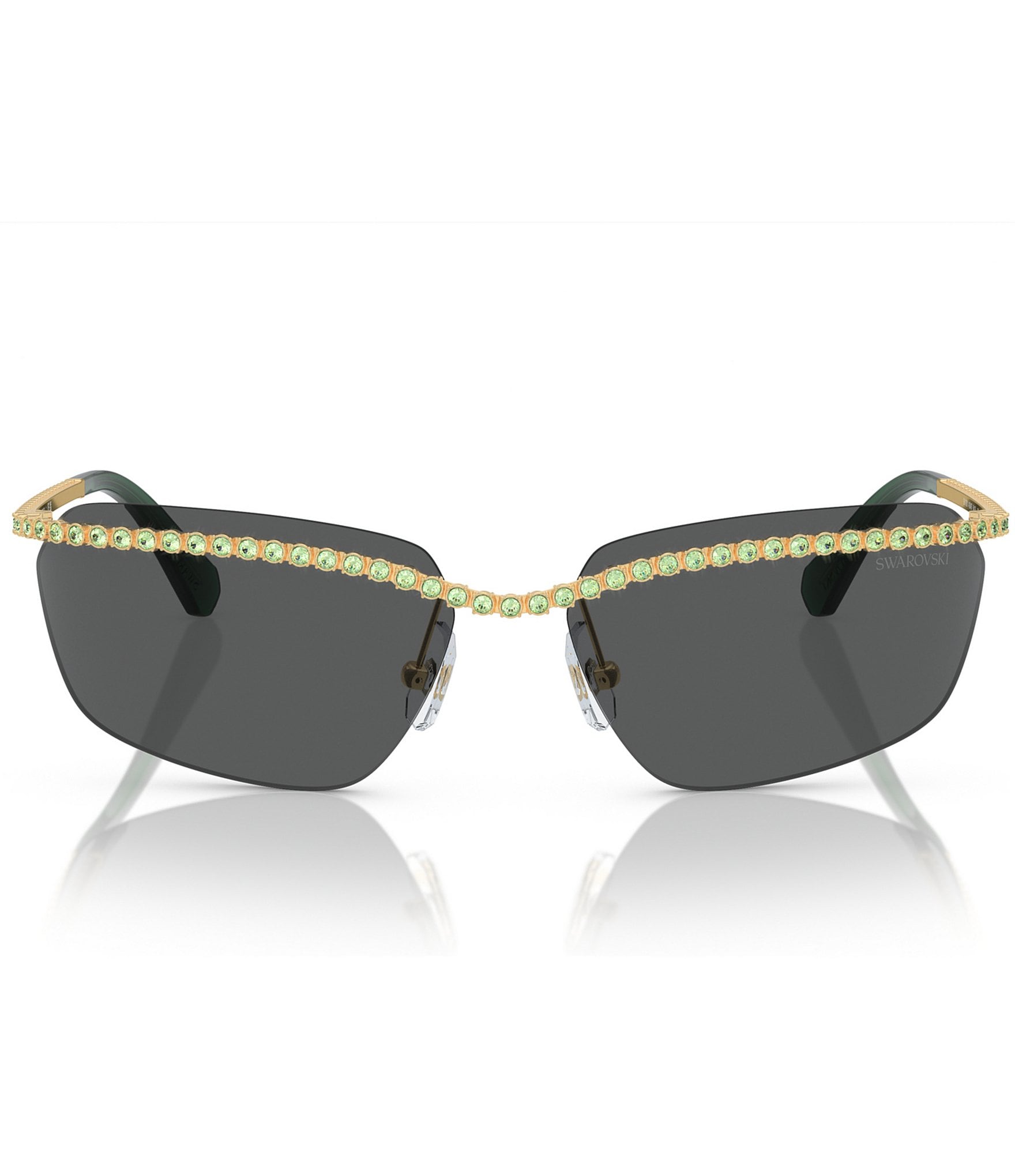 Swarovski Women's SK7001 64mm Irregular Square Sunglasses