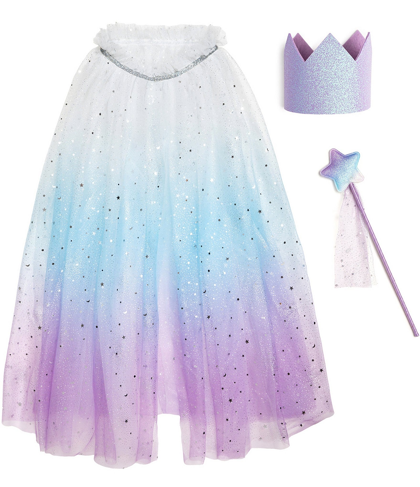 Sweet Wink Girls Stardust Cape, Wand & Crown Set