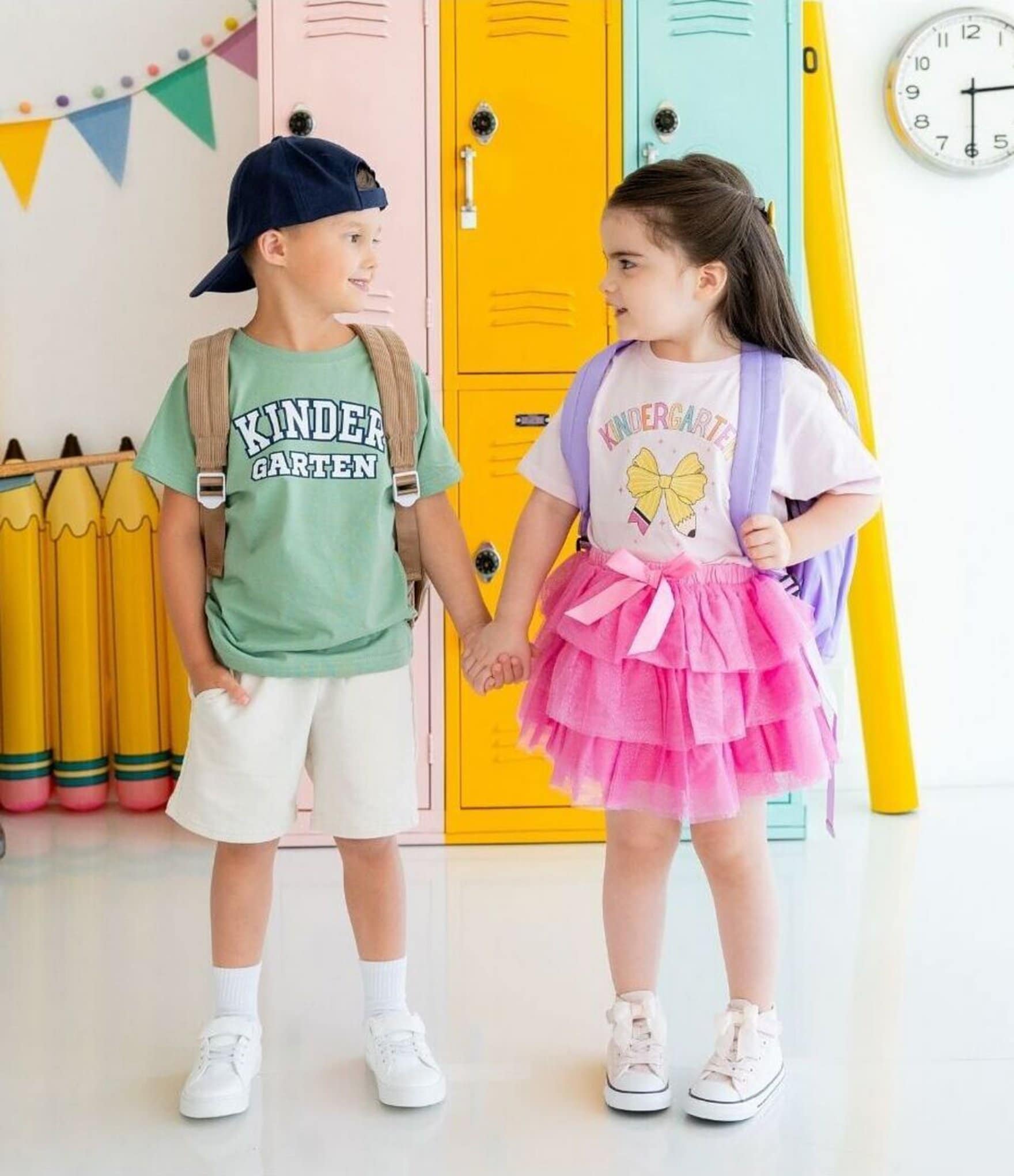 Sweet Wink Little Kids Short Sleeve Preschool Varsity T-Shirt