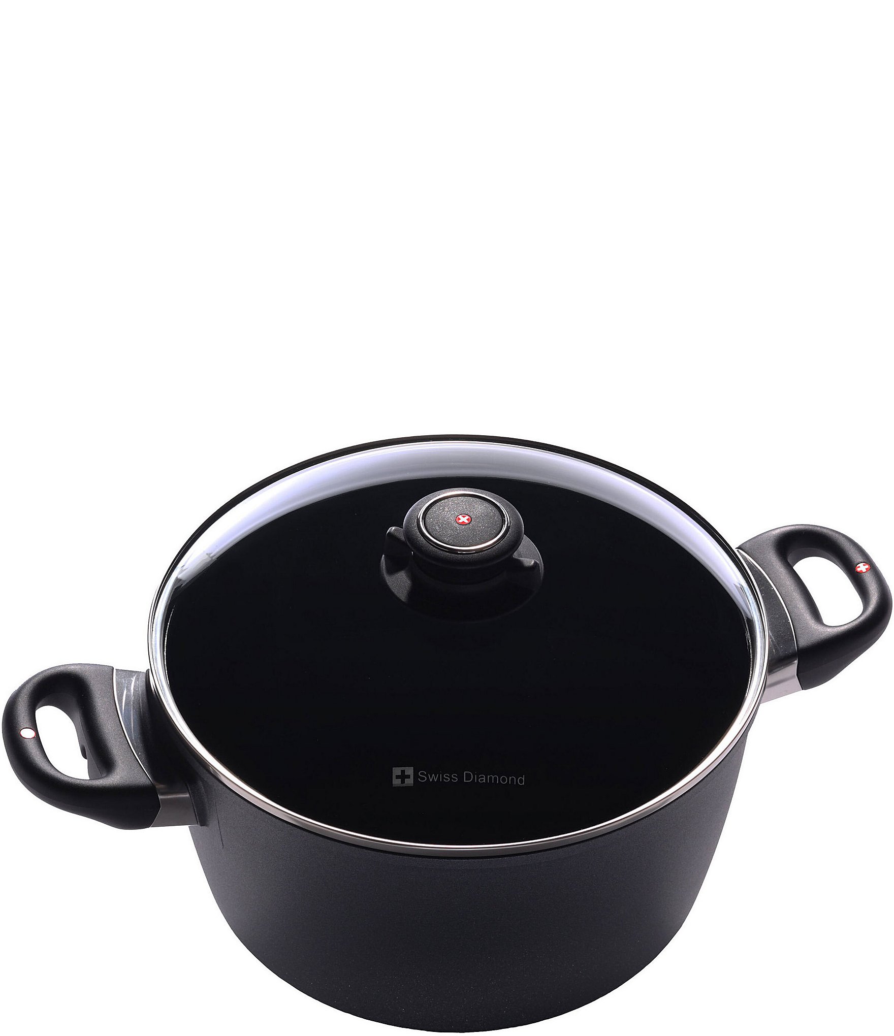 Swiss Diamond HD 8.5 qt Nonstick Stock Pot with Glass Lid