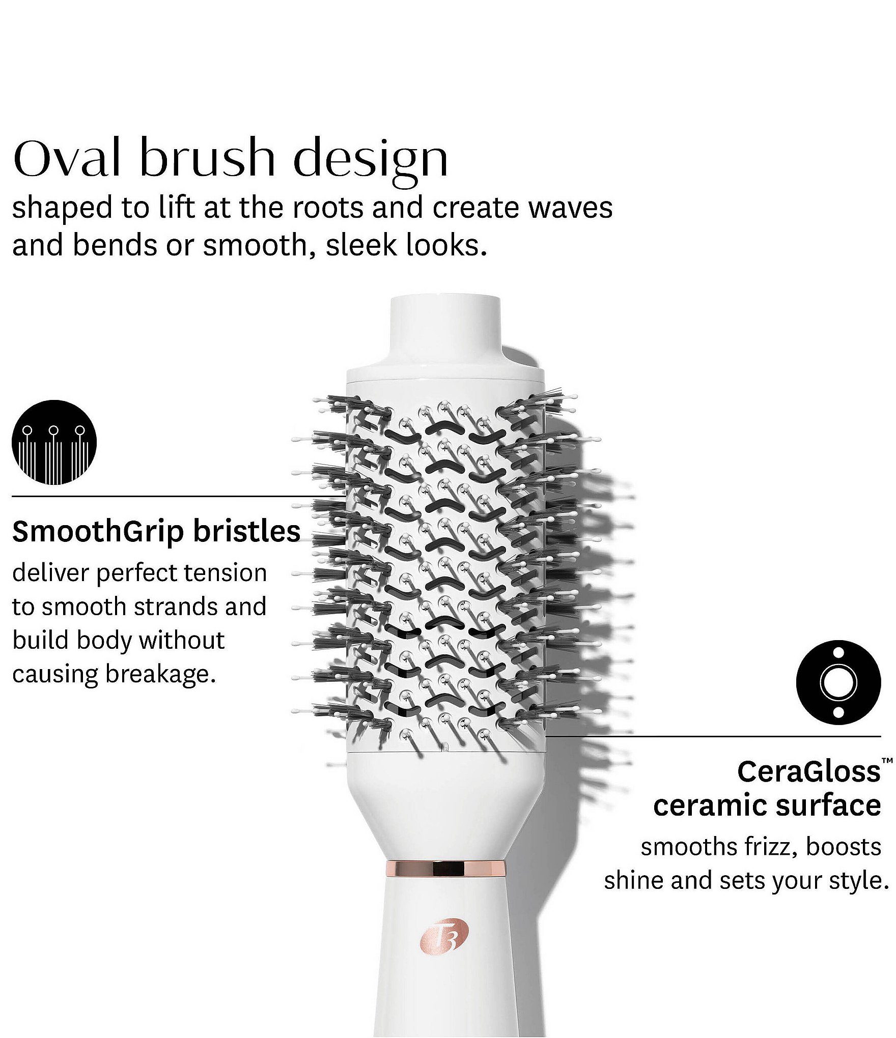 T3 AireBrush One-Step Smoothing and Volumizing Hair Dryer Brush