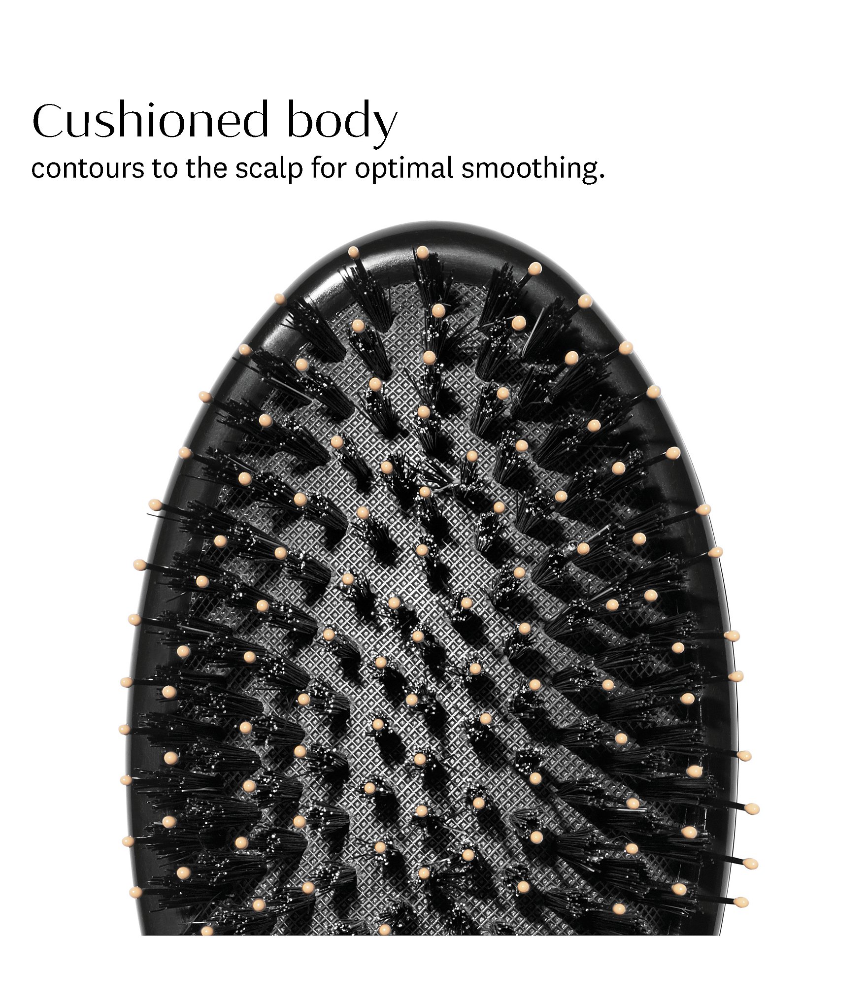 T3 Polish & Shine Premium Vegan Boar and Nylon Oval Hairbrush