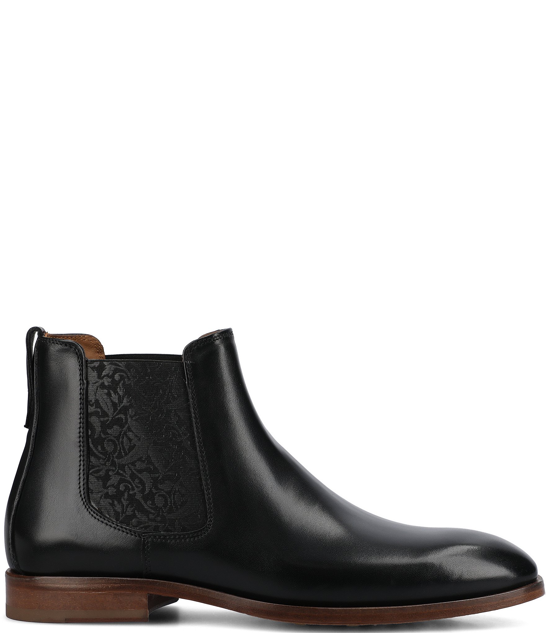 Taft Men's Murphy Leather Printed Goring Chelsea Boots