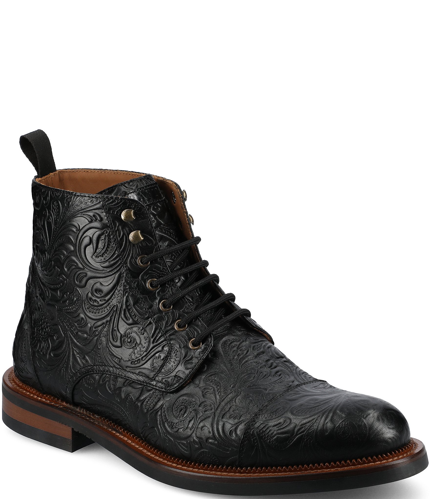 black lace back dress Mens Cuadra Black Deer Dress Boots R Toe