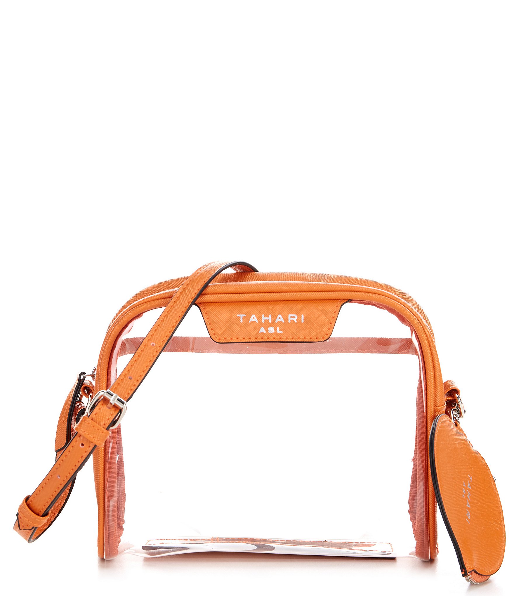 Smile S Crossbody bag Orange - Leather (10224HDS017)