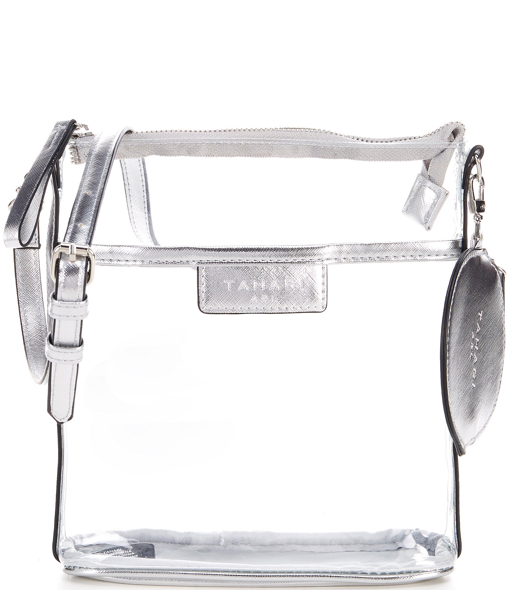 Tahari ASL Stadium Clear Crossbody Bag