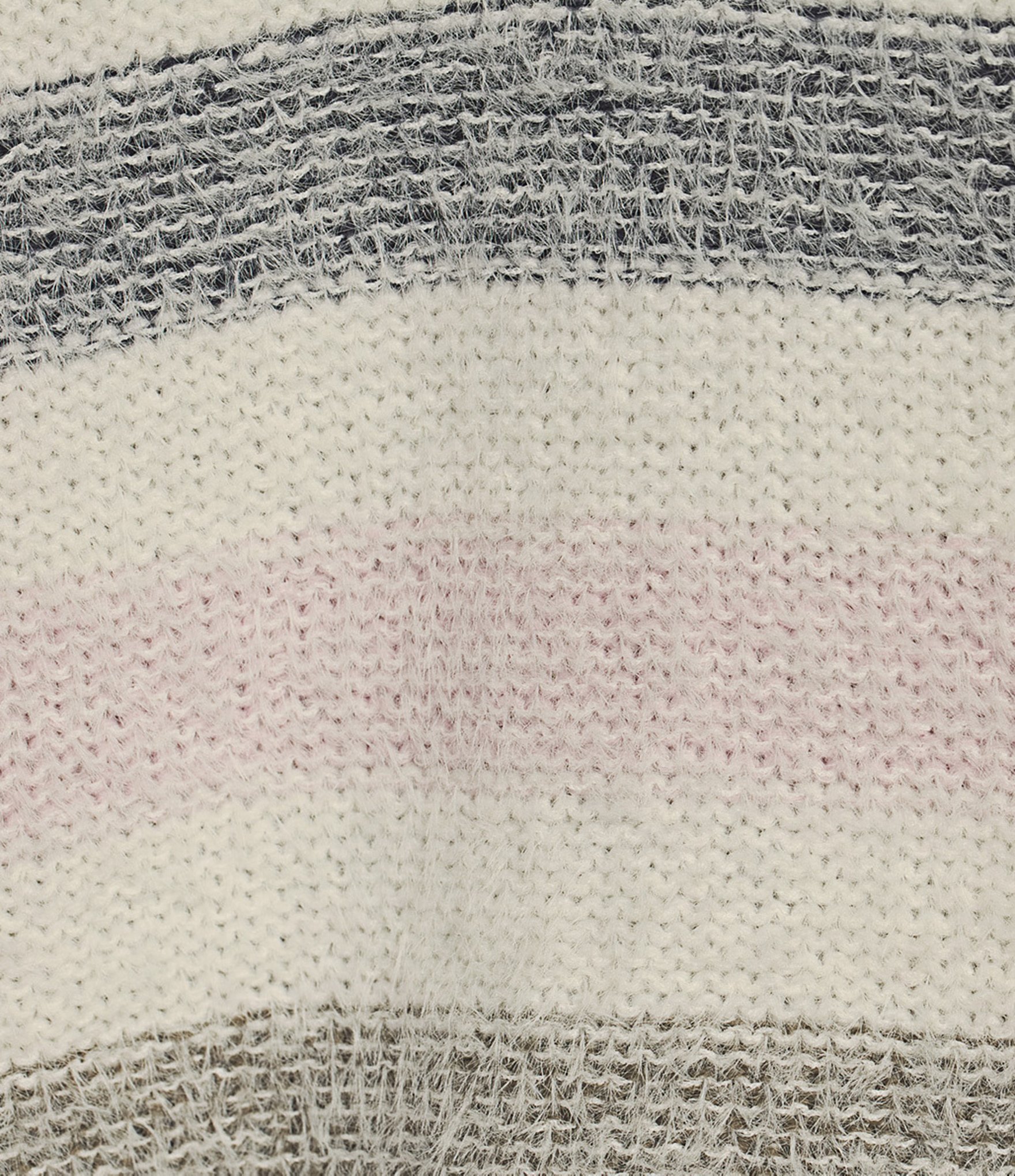 Takara Stripe Boat Neck Eyelash Sweater