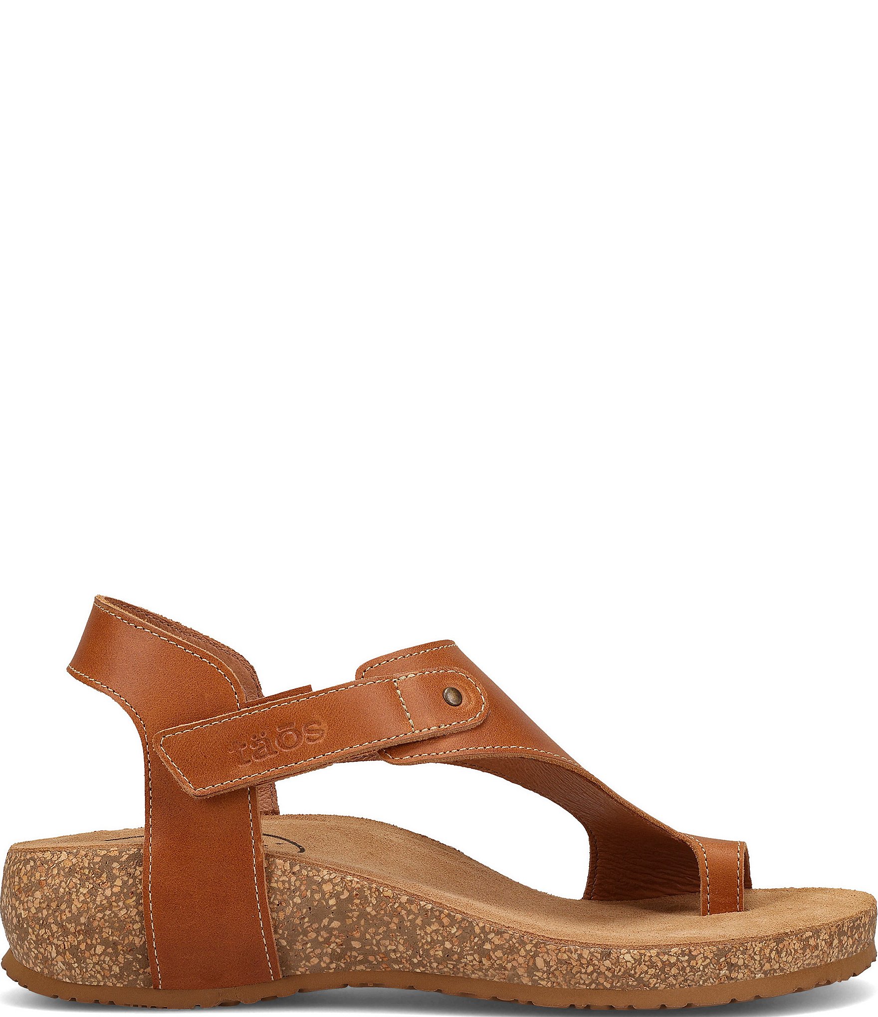 Taos Footwear Fame Leather Toe Loop Sandals