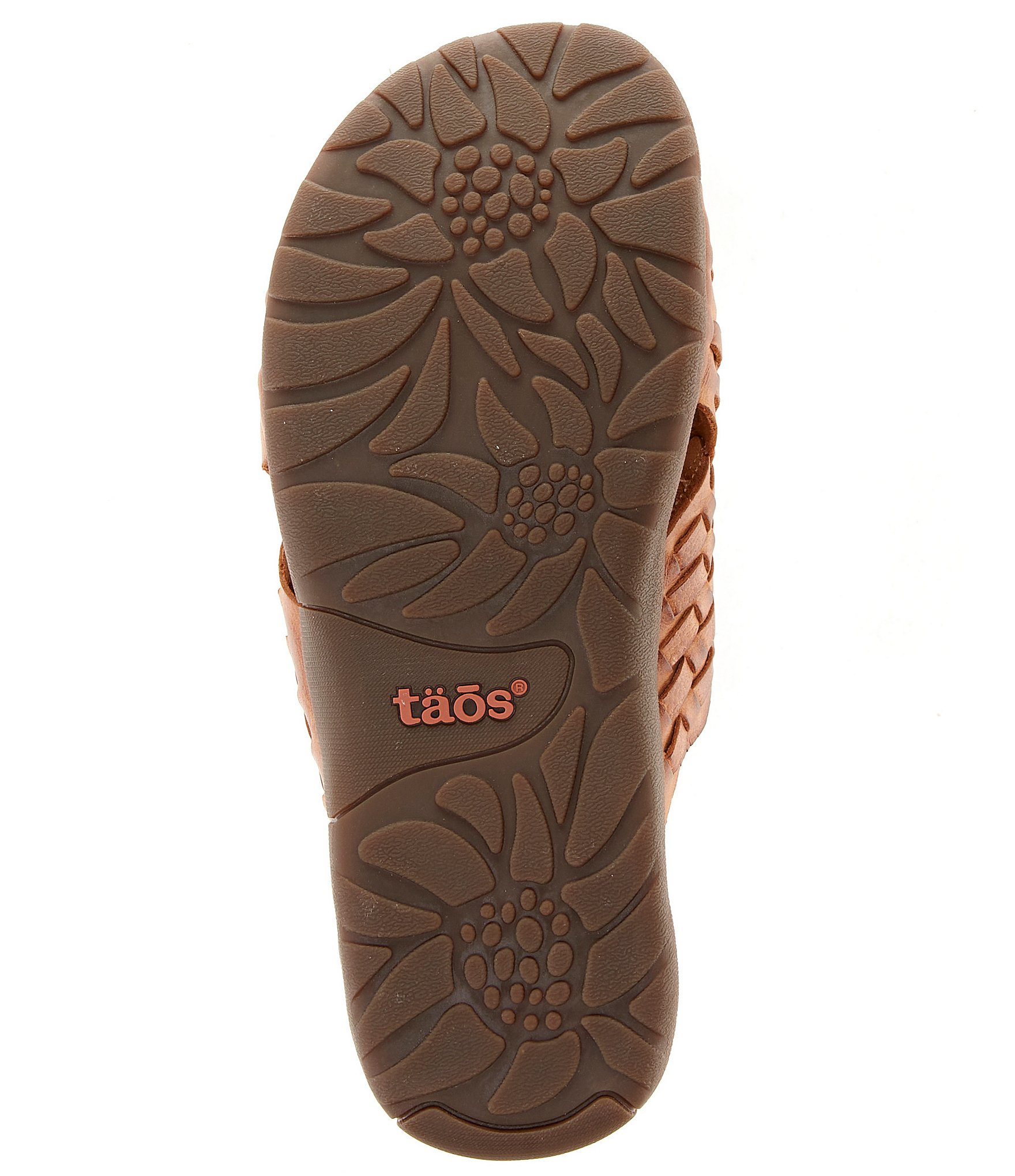 Taos Footwear Guru Woven Leather Slide Sandals