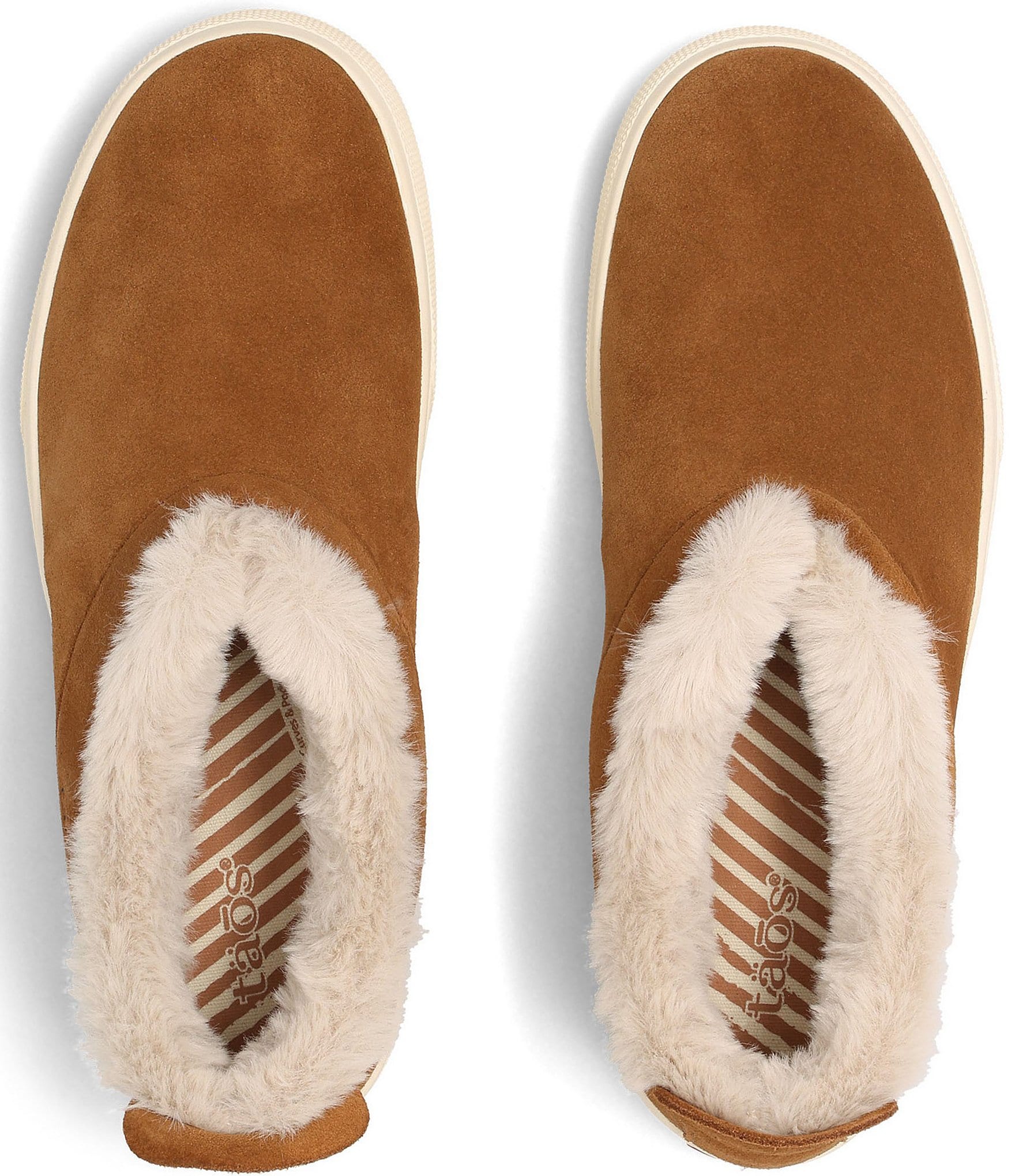 Taos Footwear Mini Chic Suede Faux Fur Lined Sneaker Ankle Booties