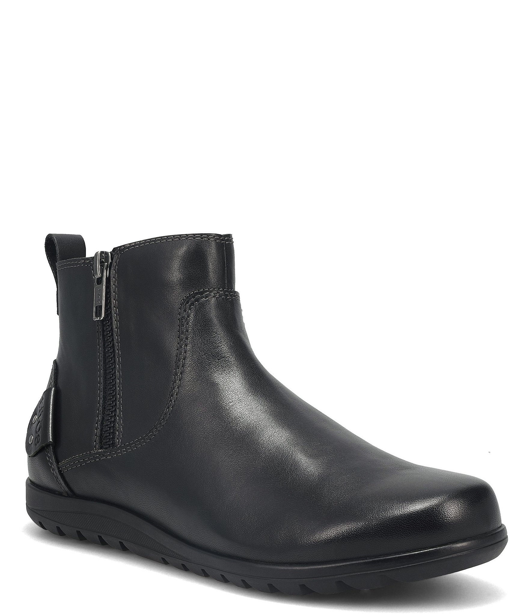 Taos Footwear Select Leather Dual Zip Booties | Dillard's