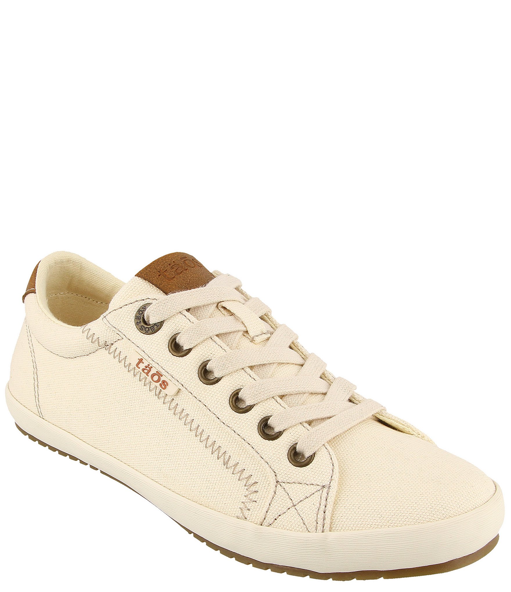 beige canvas sneakers