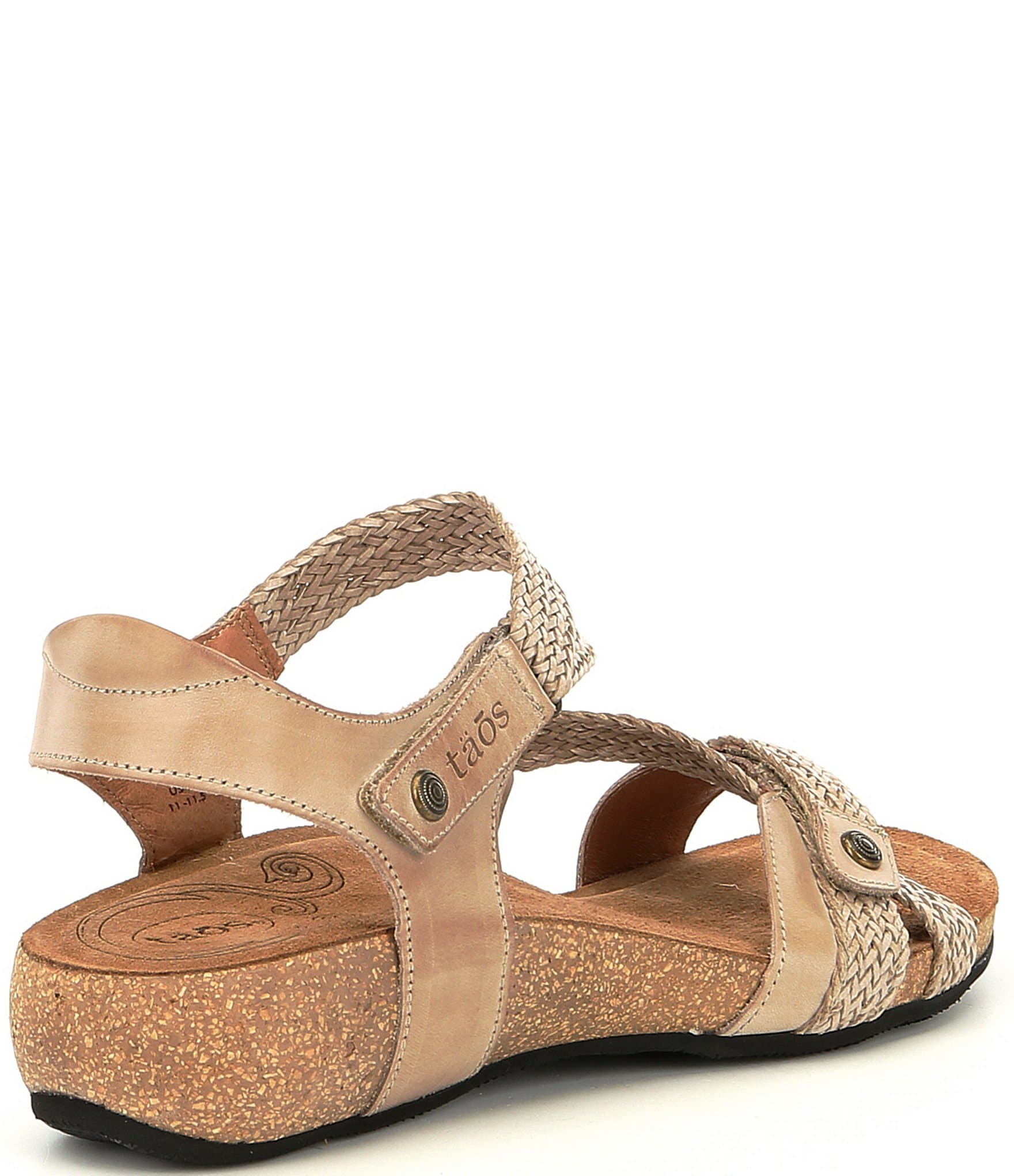 Taos Footwear Trulie Woven Leather Sandals