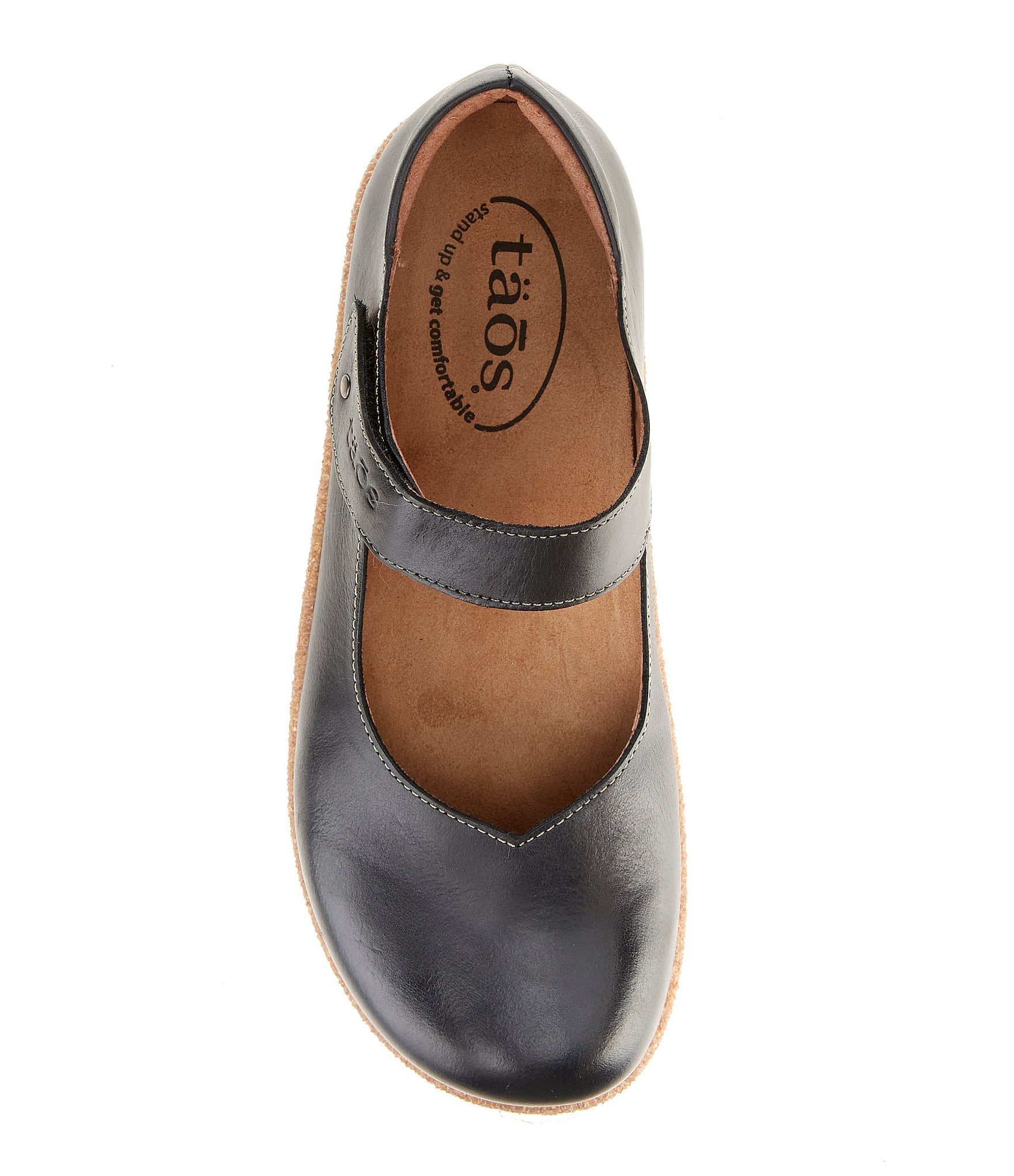 Taos Footwear Ultimate Leather Mary Jane Flats