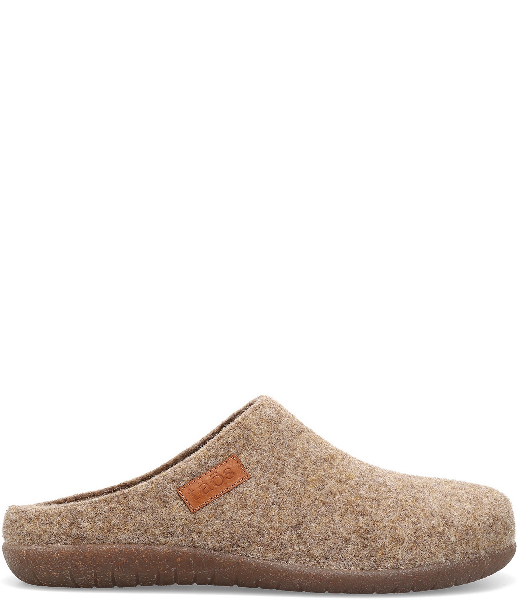 Taos Footwear Woolness Faux Fur Lined Wool Clog Slippers