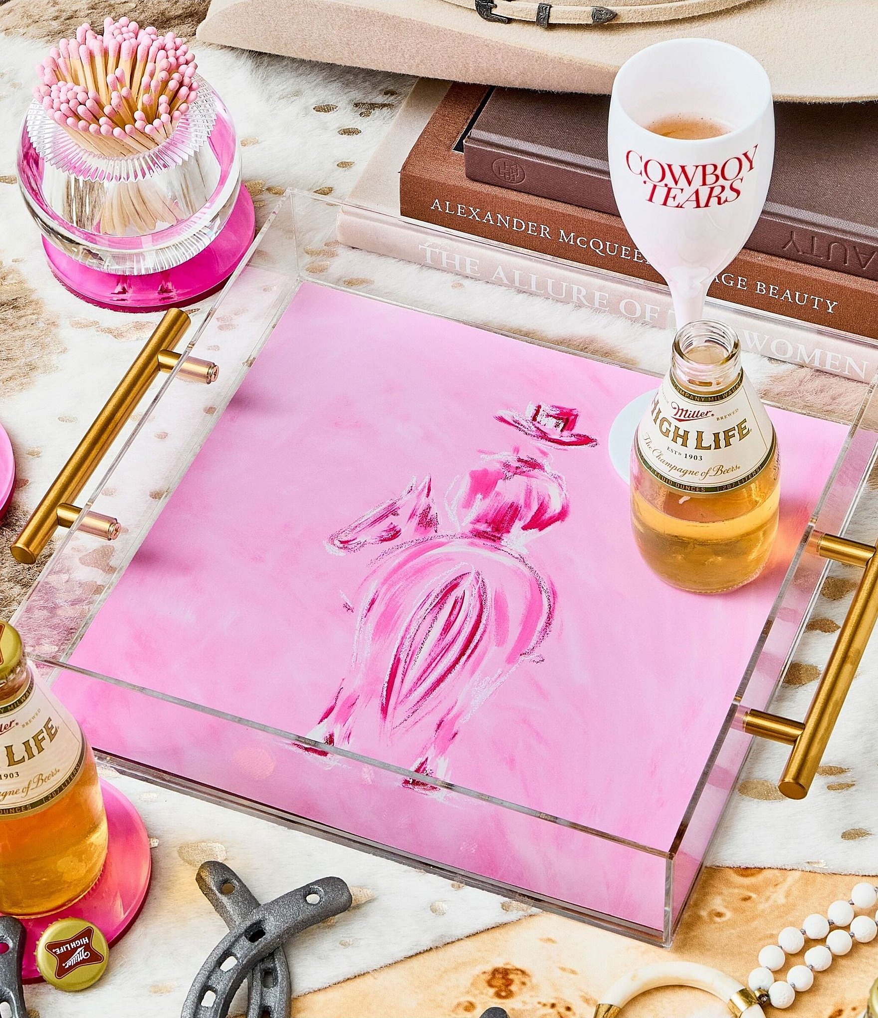 Tart by Taylor Emma Katherine Mustang Sally Large Acrylic Tray