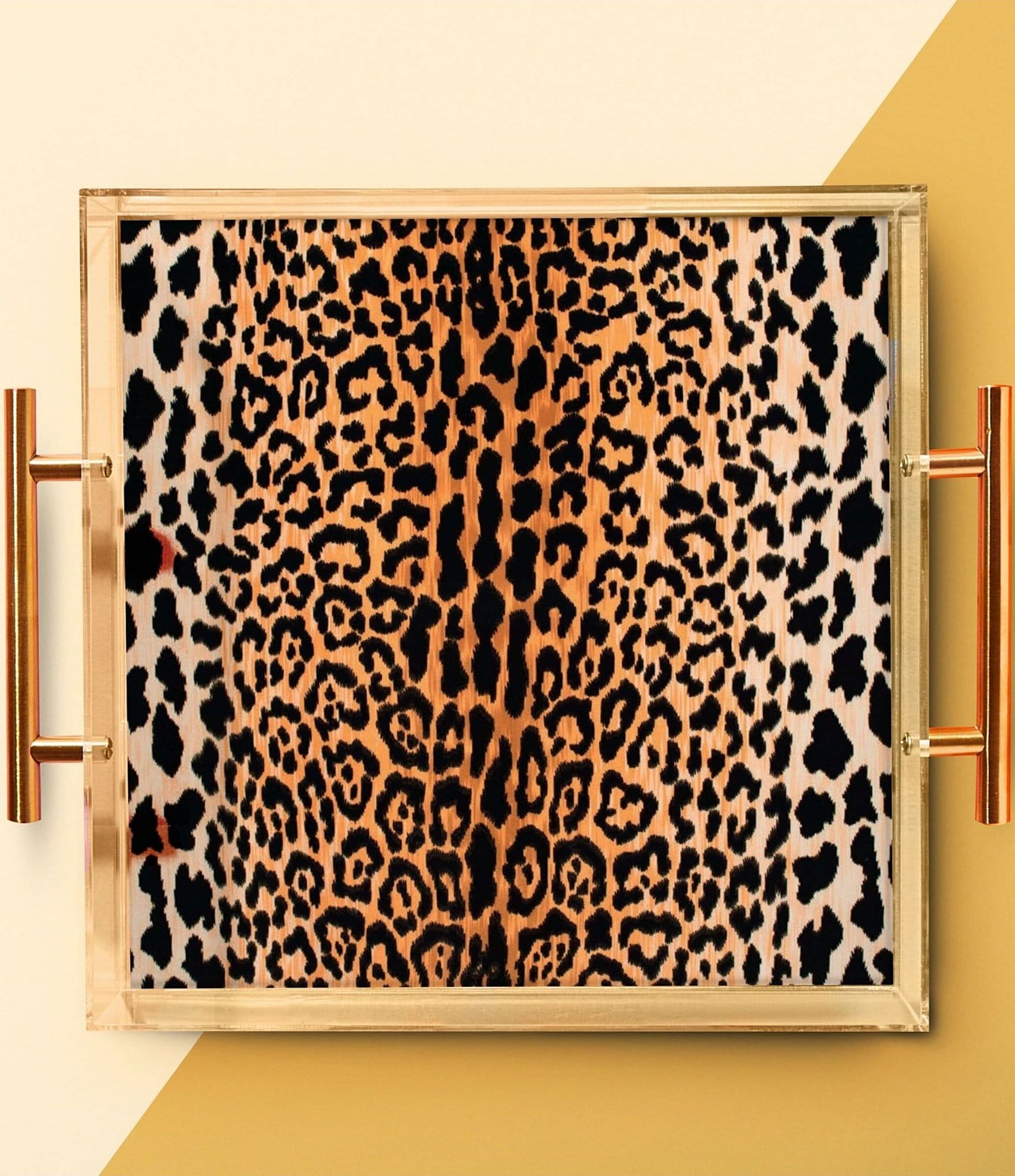 Tart by Taylor Leopard Print Large Acrylic Tray