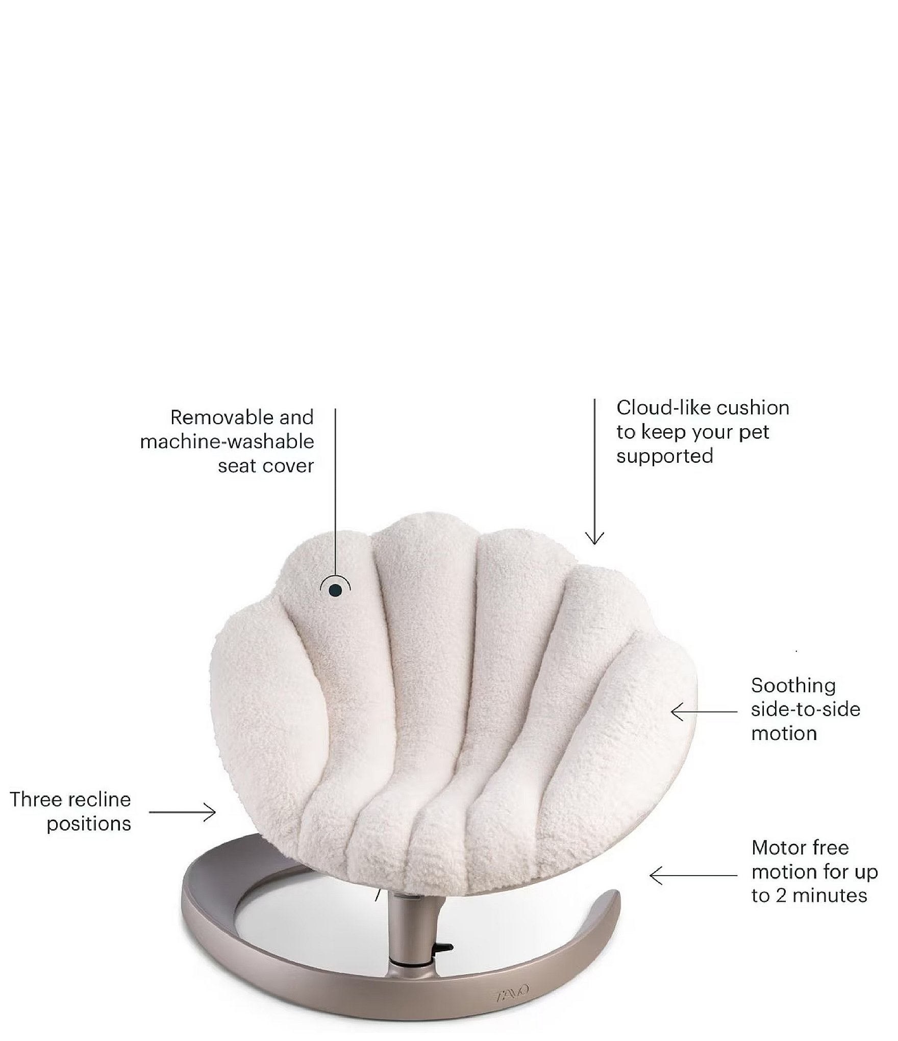 Tavo Pet Shell™ Pet Bed And Swaying Lounger