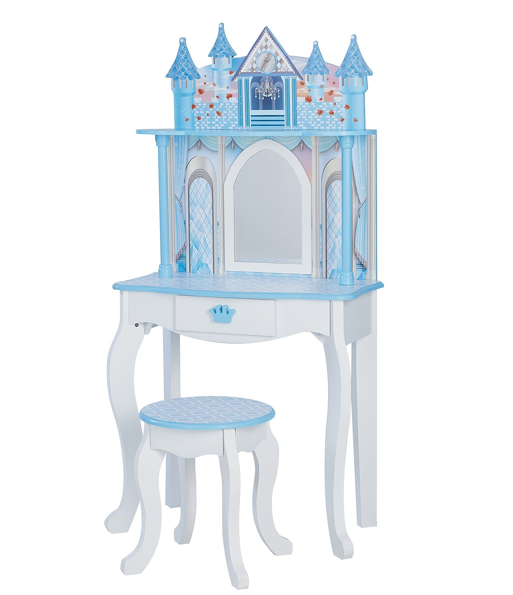 Teamson Kids Dreamland Castle Play Vanity & Accessories Set