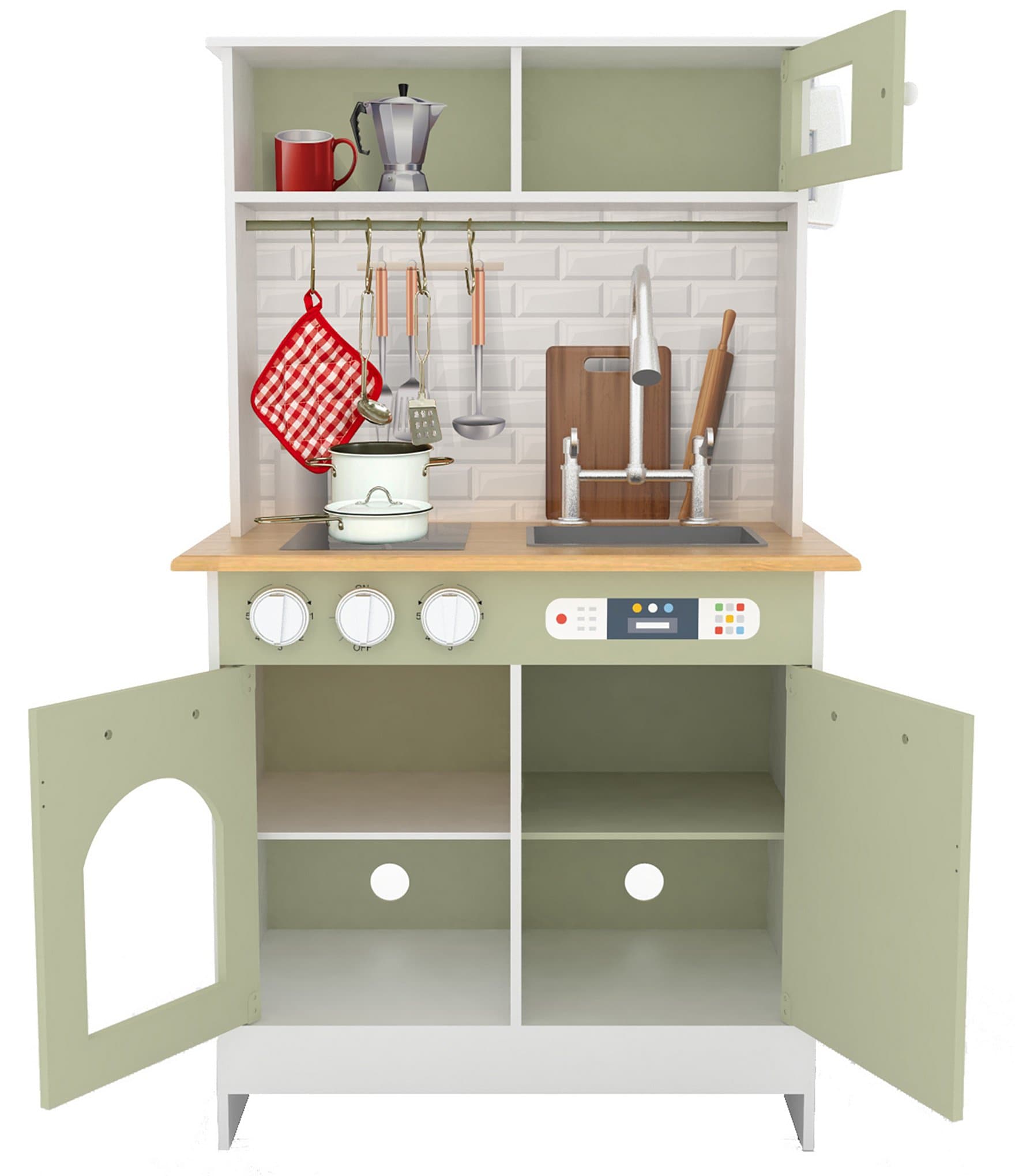 Teamson Kids Little Chef Boston Modern Play Kitchen & Accessories