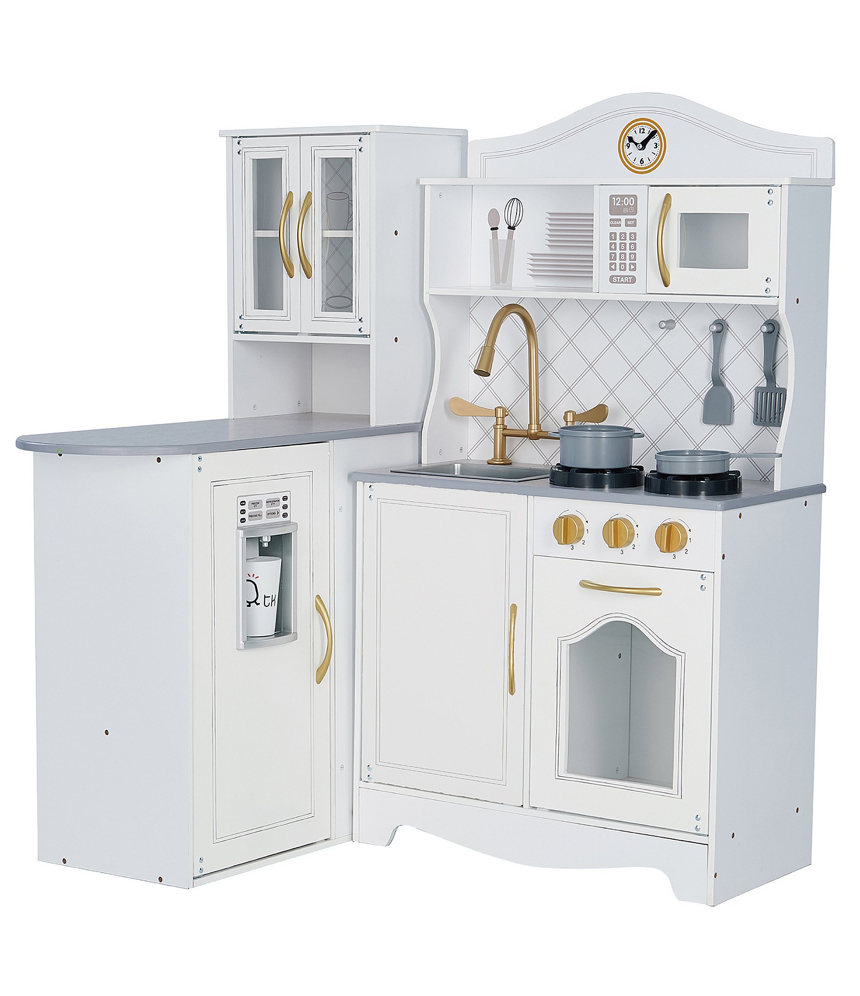 Teamson Kids Little Chef Upper East Retro Play Kitchen