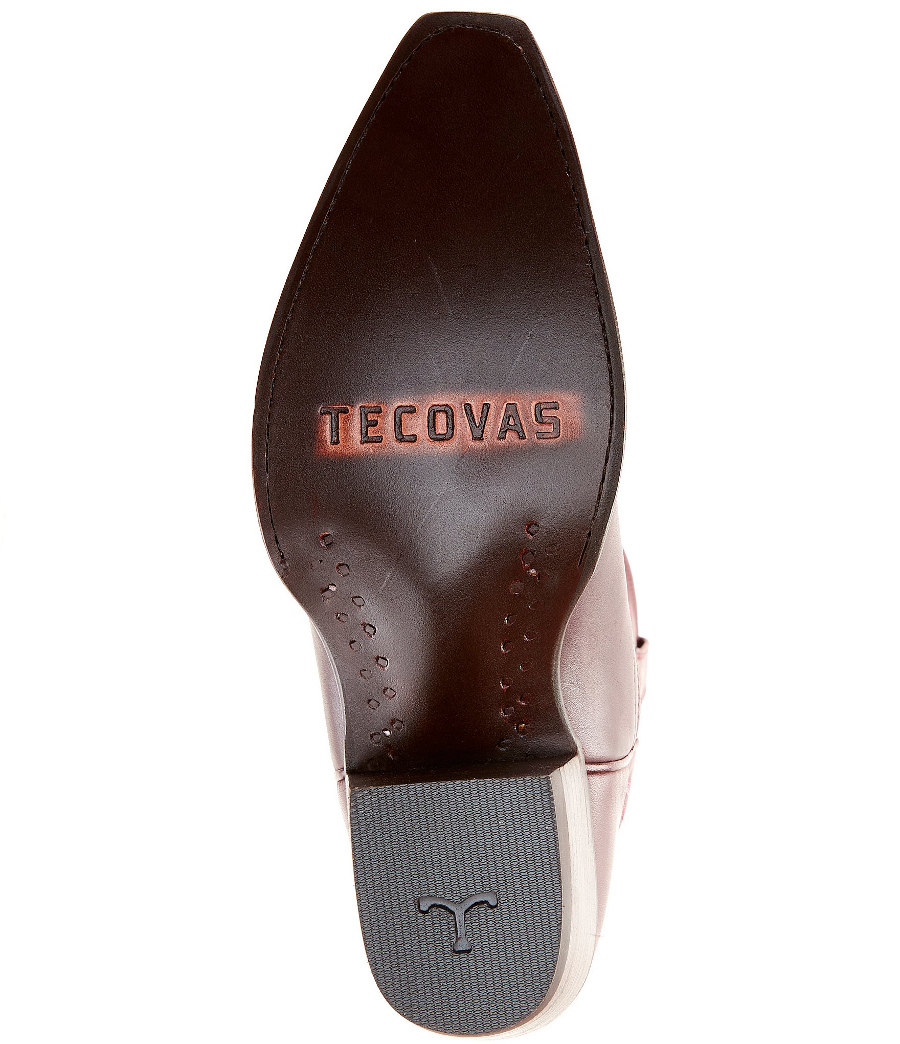 Tecovas Annie Wine Hearts Tall Western Boots