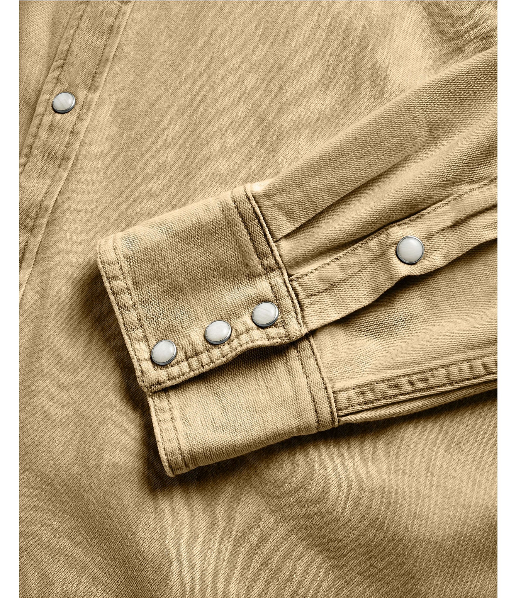 Tecovas Men's Denim Long Sleeve Pearl Snap