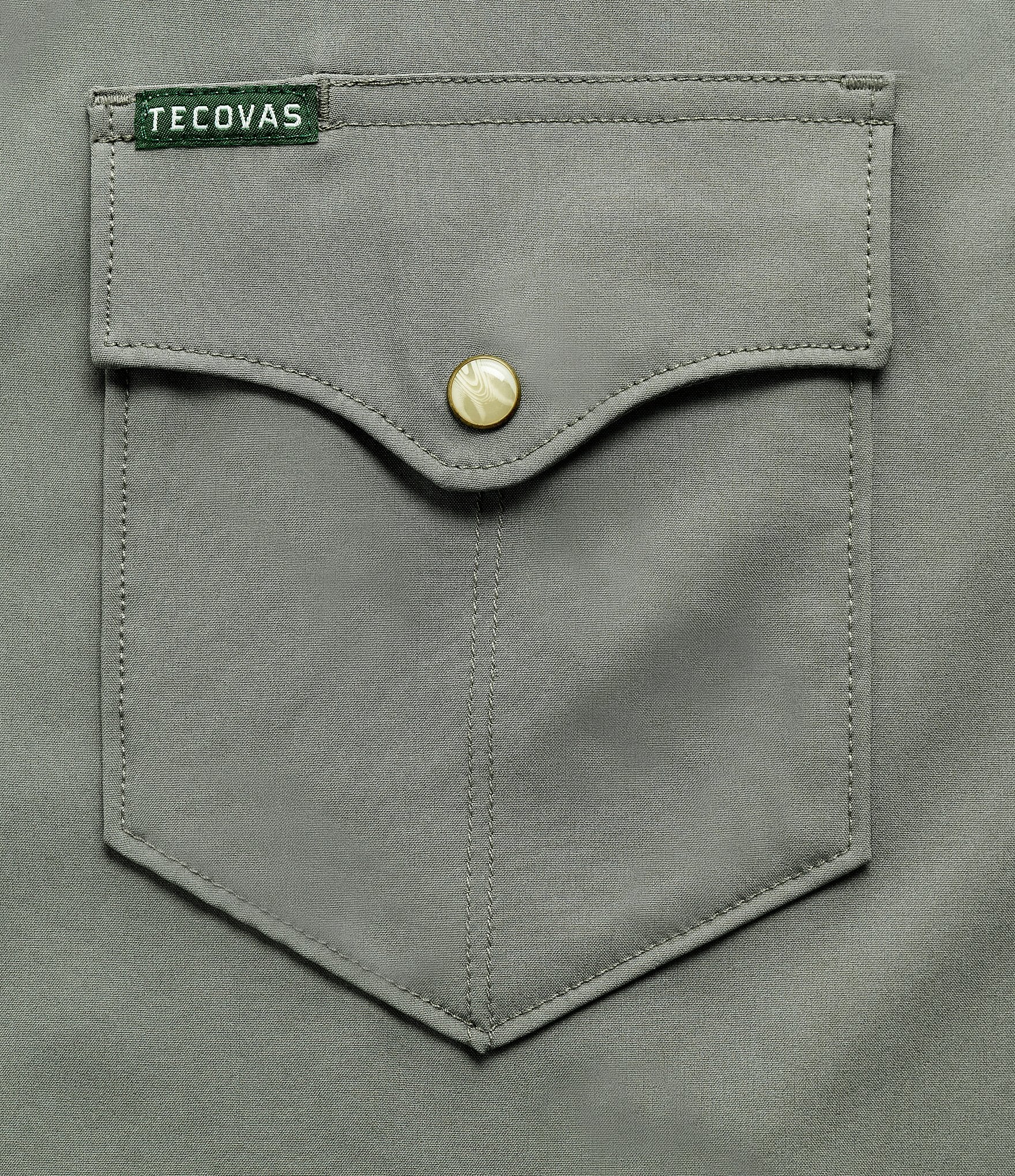 Tecovas Men's Performance Short Sleeve Western Pearl Snap Shirt