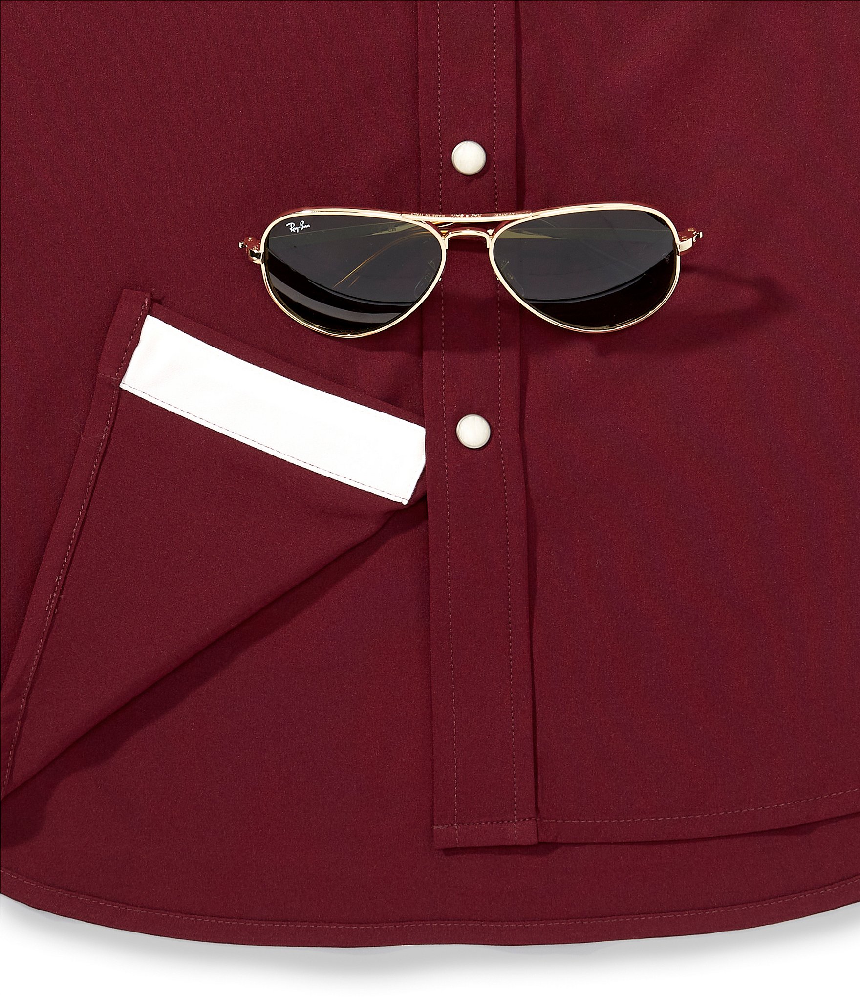 Tecovas Performance Faux-Pearl-Snap Short Sleeve Western Shirt