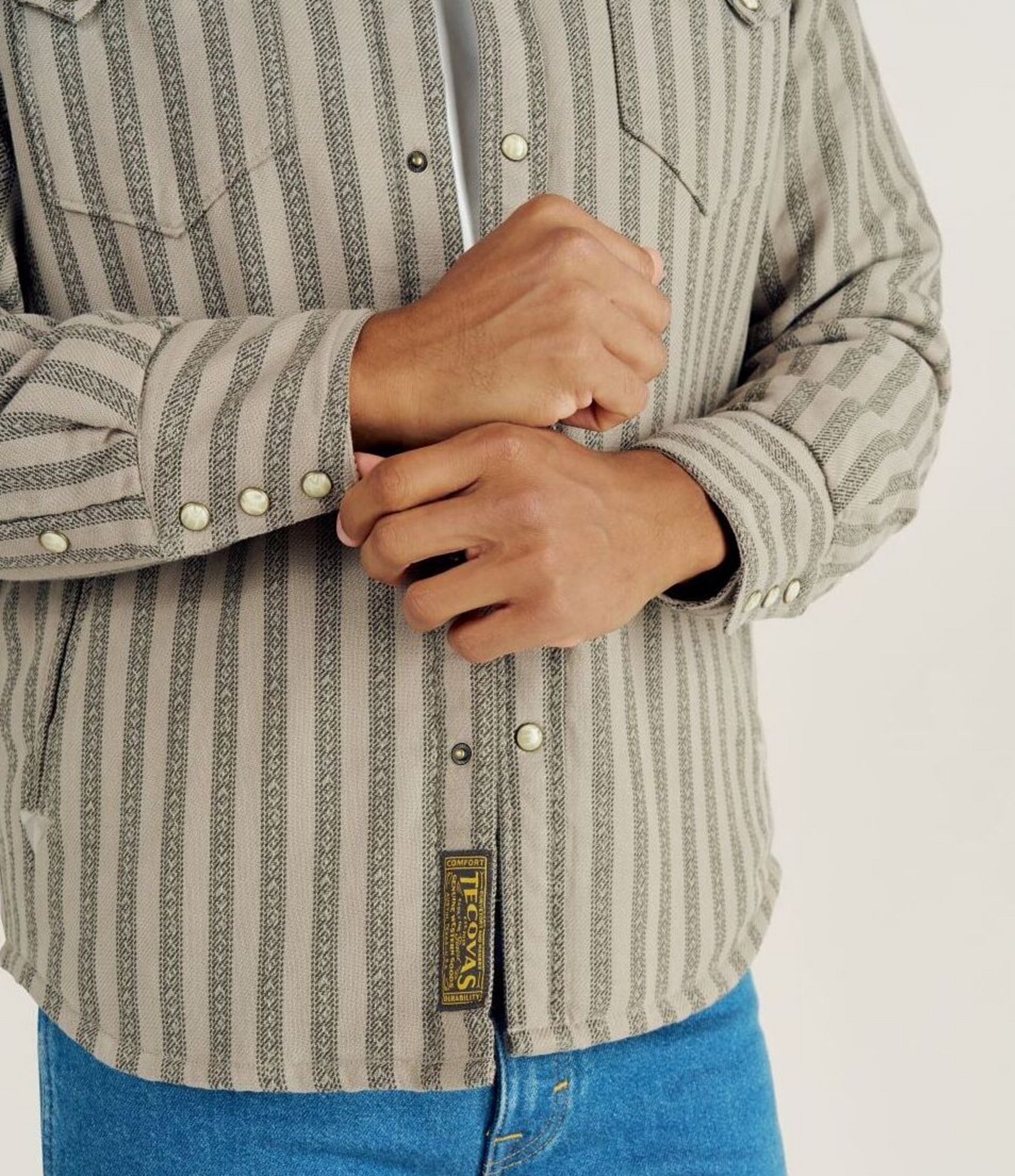 Men's Sawtooth Pearl Snap Shacket