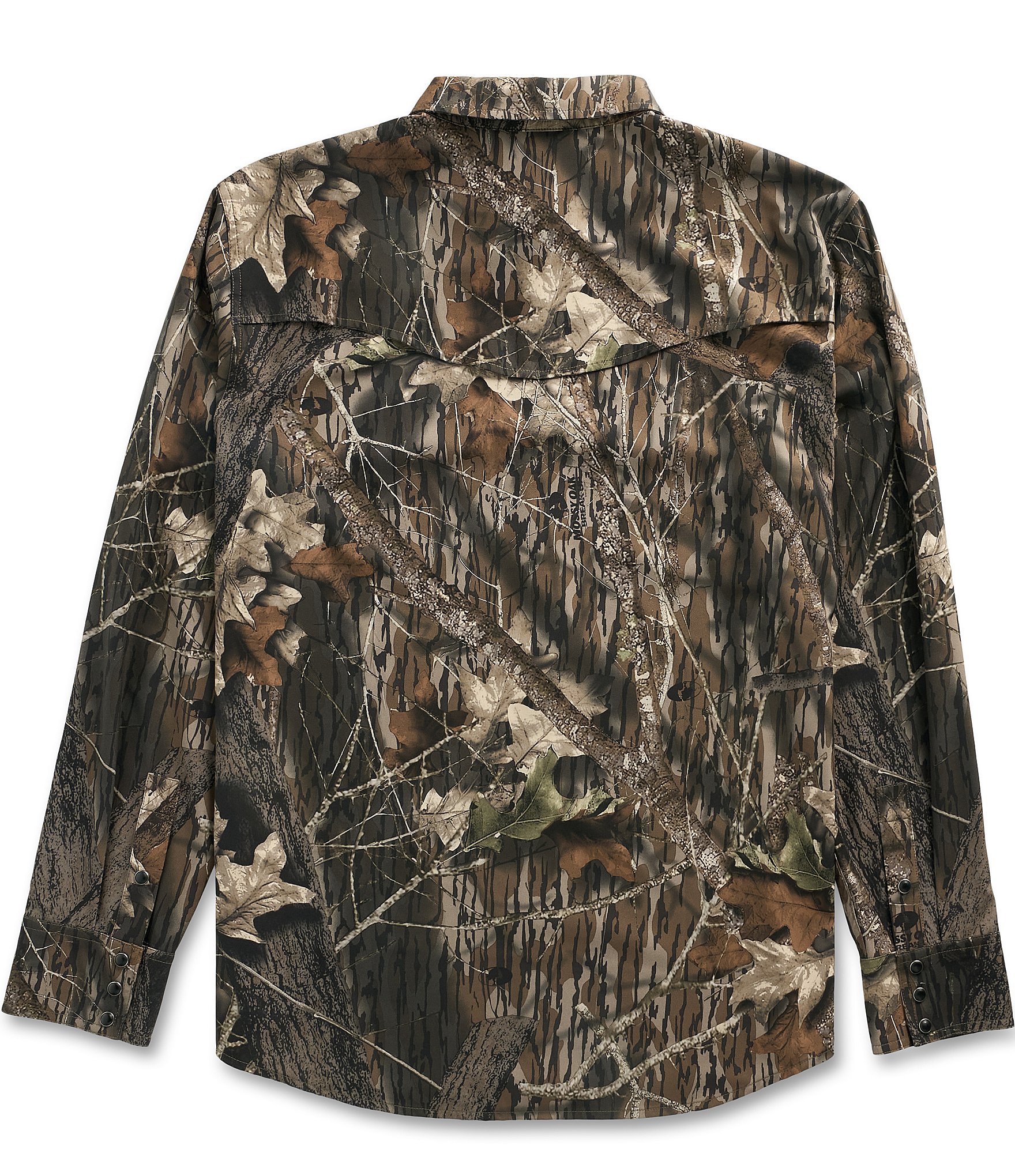 Tecovas X Mossy Oak Camouflage Performance Long Sleeve Western Shirt