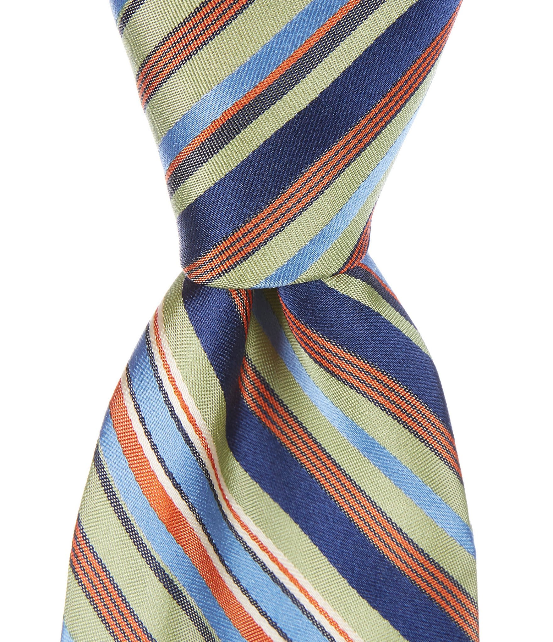 Ted Baker London Drewett Stripe-Print 3 1/4#double; Silk Tie