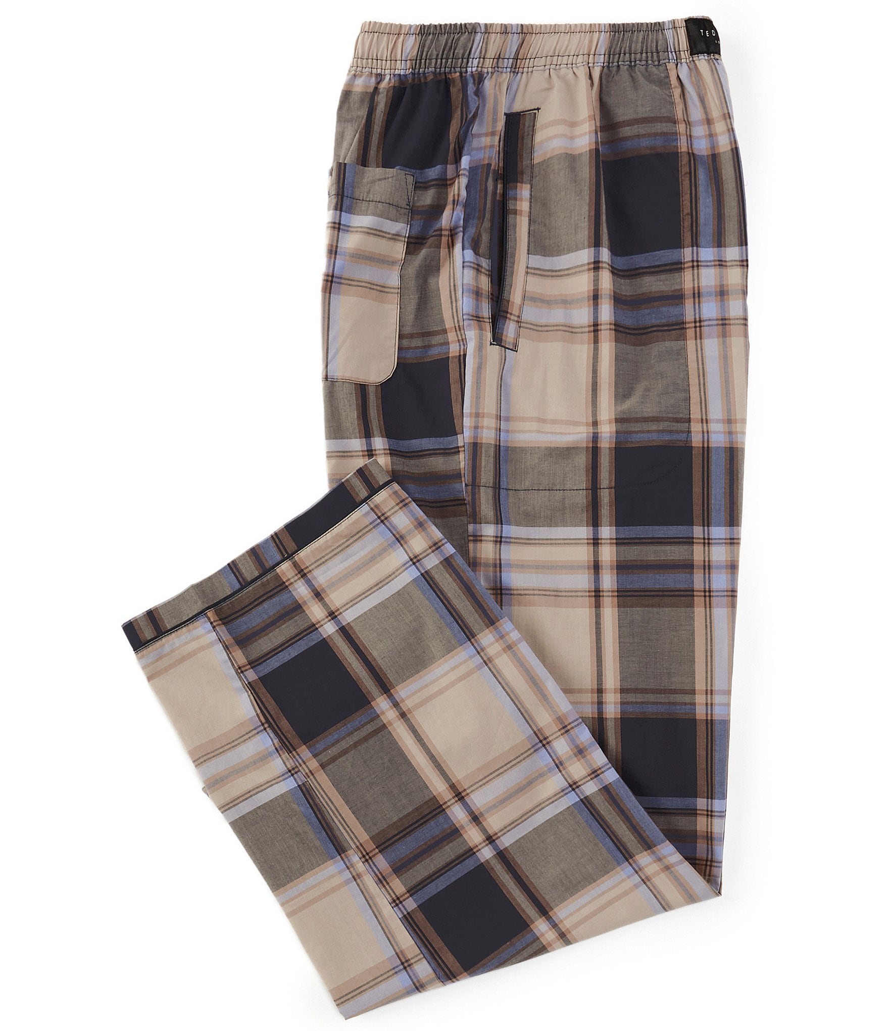 Ted Baker London Foggy Night Plaid Woven Lounge Pants