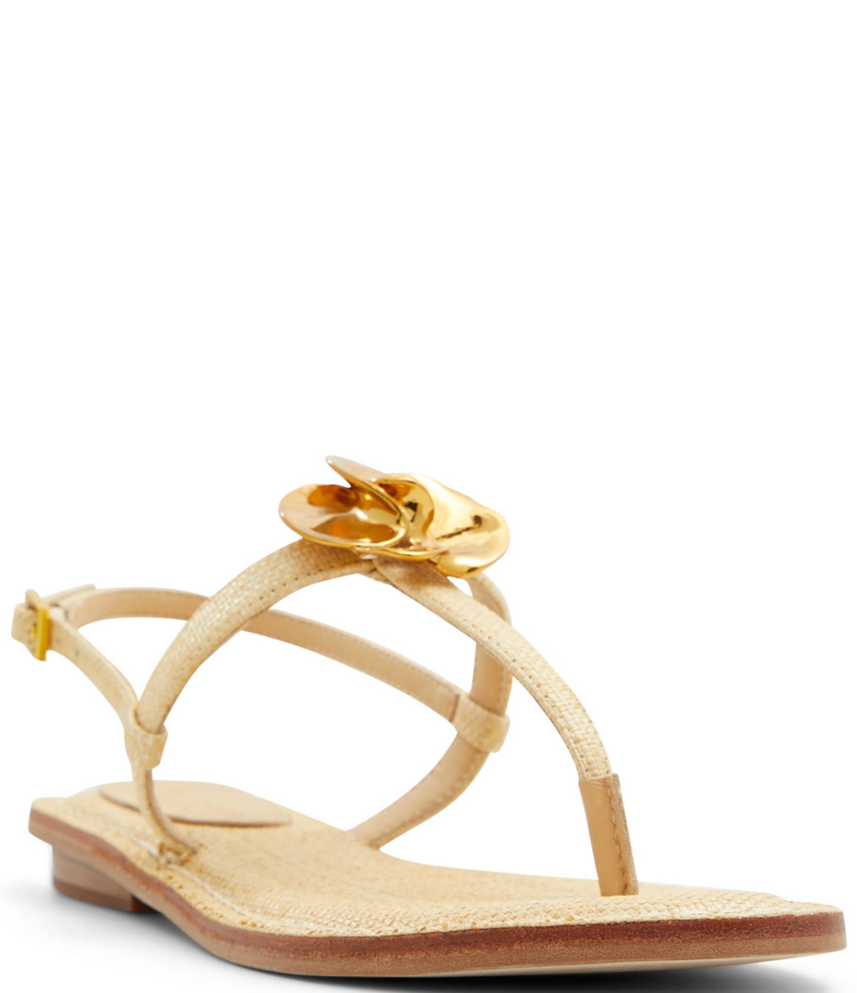 Ted Baker London Harper Rose Raffia Thong Sandals | Dillard's