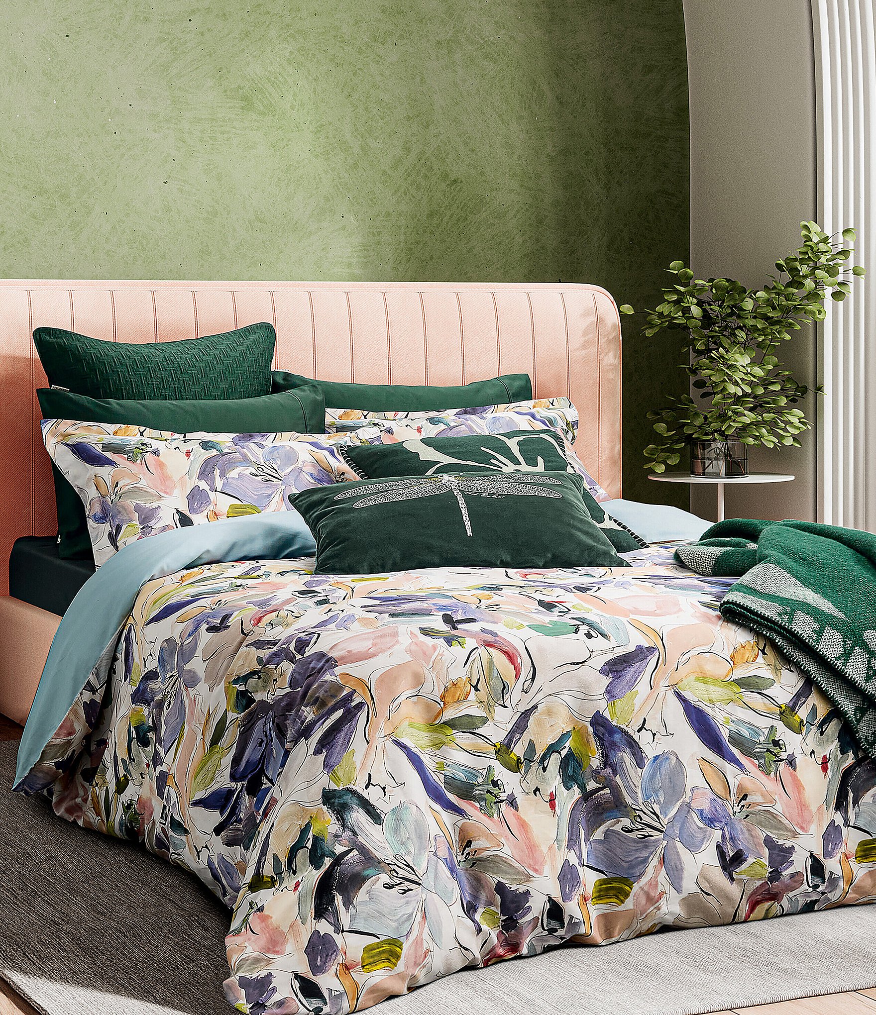 Ted Baker London Magnolia Art Printed Comforter Mini Set