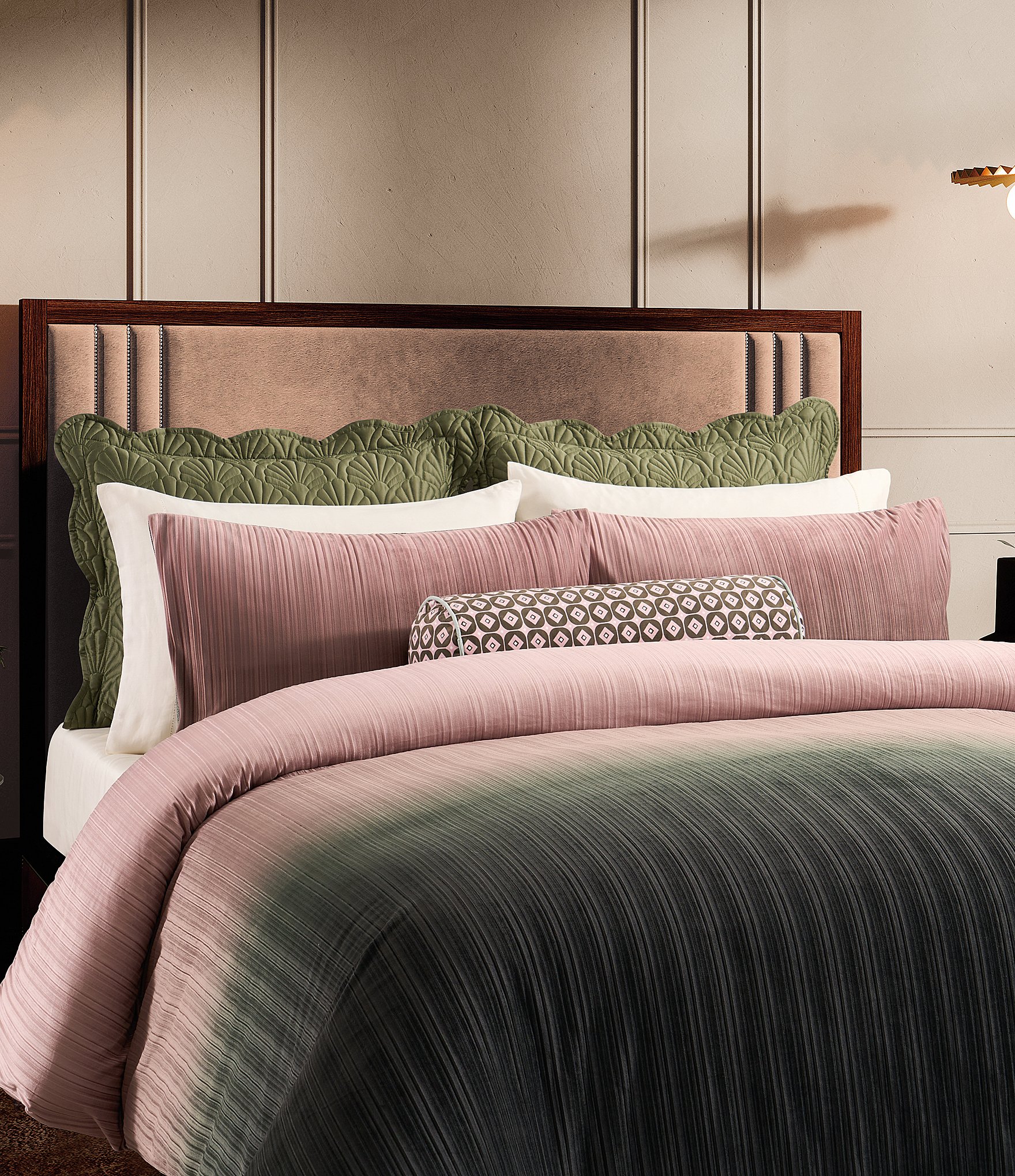 Ted Baker London Ombre Pattern Velvet Comforter Mini Set