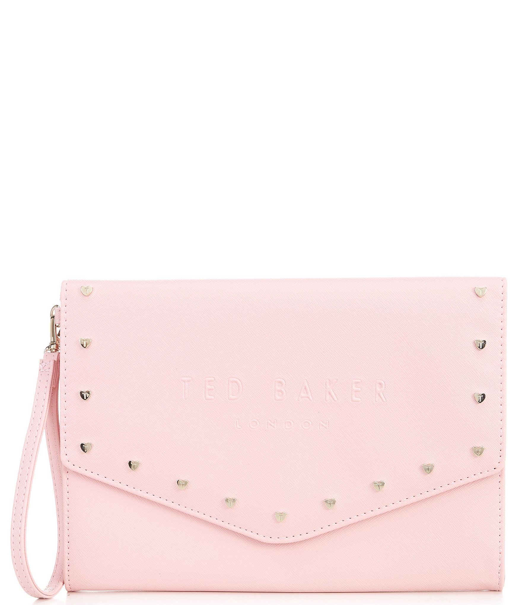 NWT - Ted Baker London - LUANNE - Bow Envelope Pouch - Rose Gold - $49