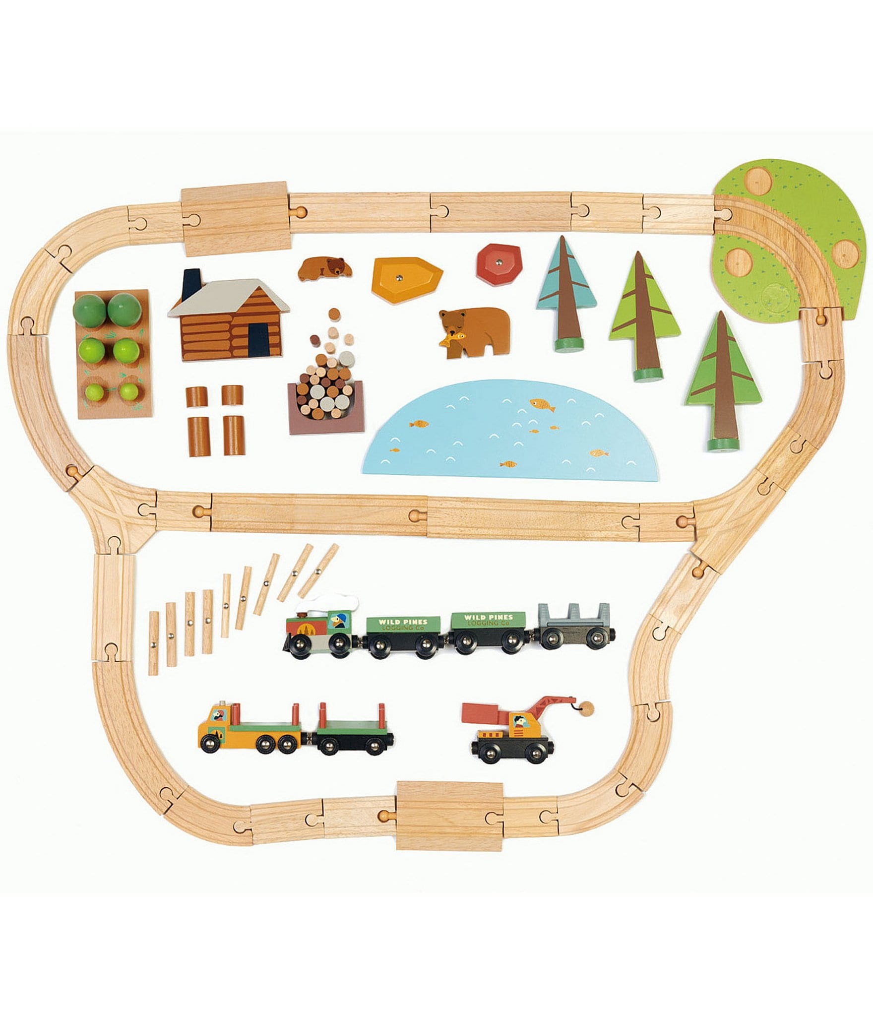 Tender Leaf Toys Wild Pines Train Set