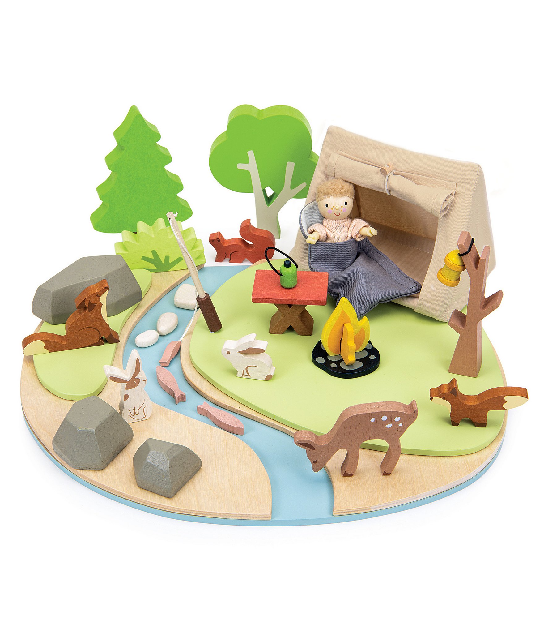 Tender Leaf Toys Wildlife Camping Playset