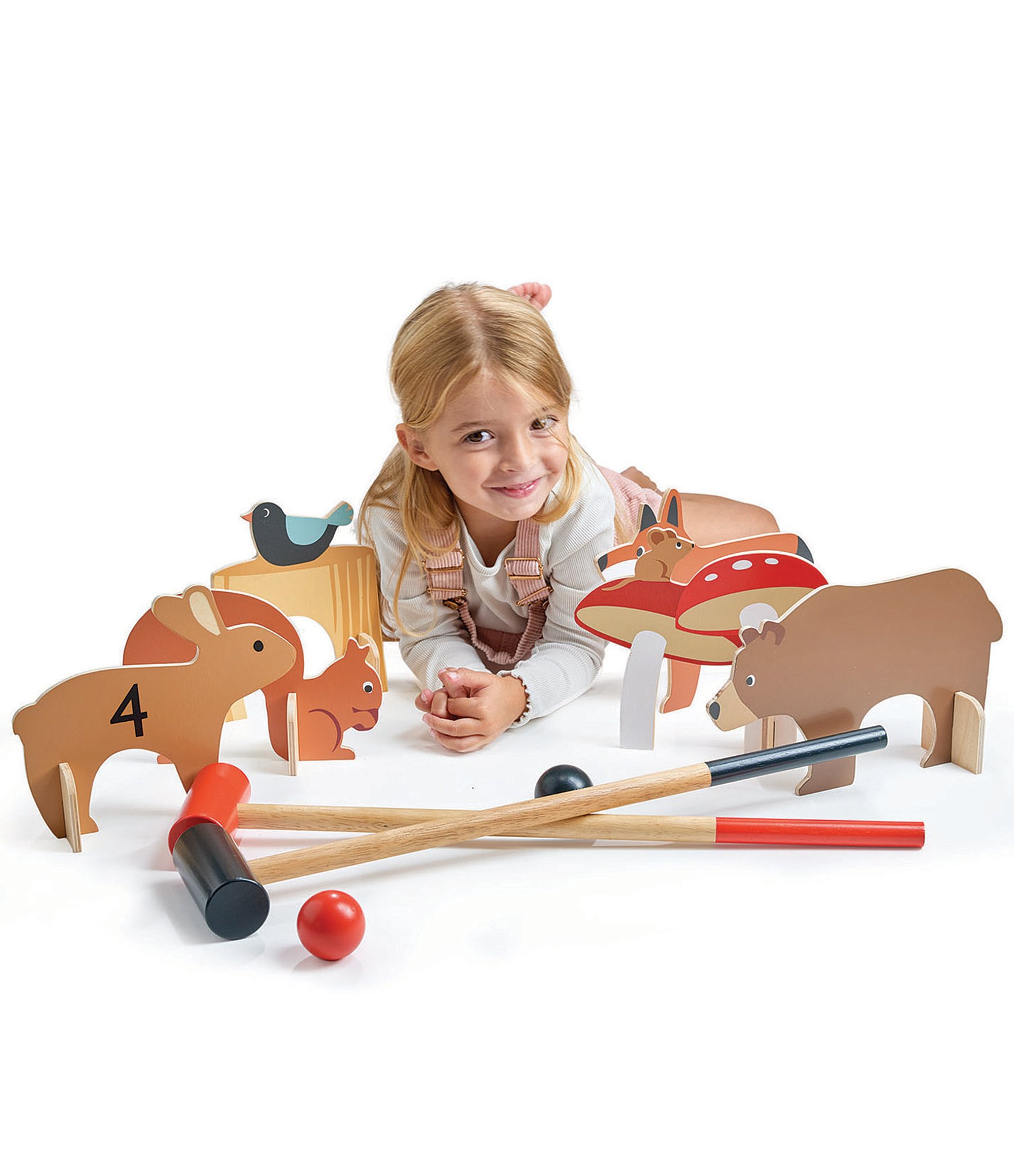 Tender Leaf Toys Woodland Indoor Croquet Set