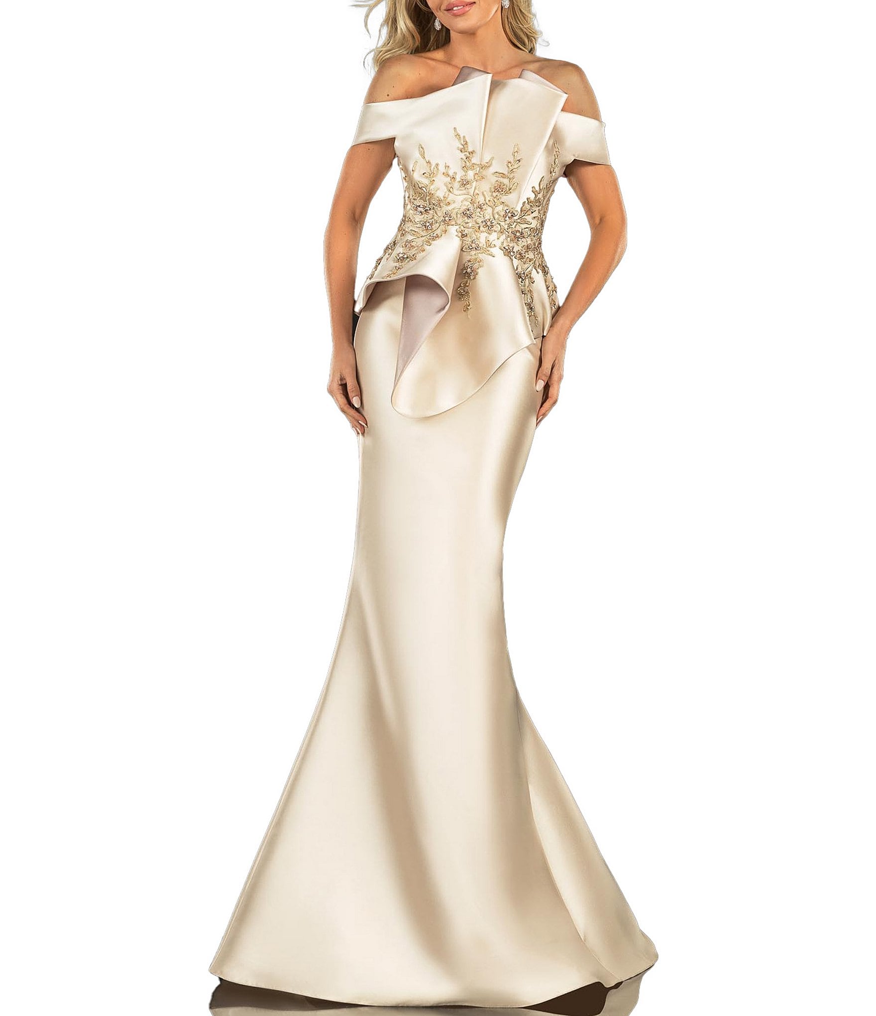 Fancy Sleek Formal Evening Gown E1043 | Sleek dress, Evening gowns, Evening  dresses long