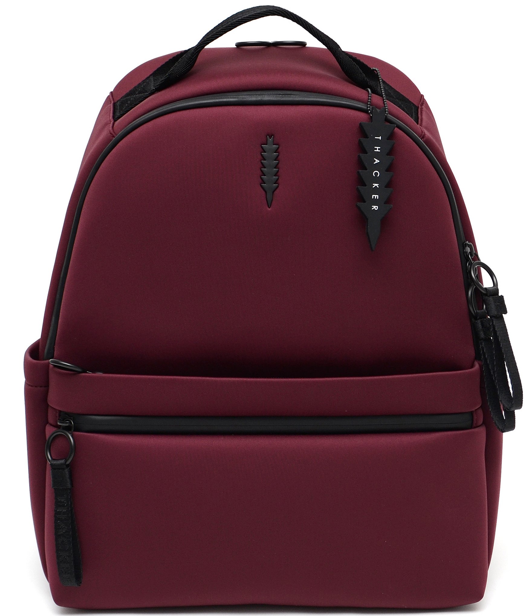 Black neoprene outlet backpack