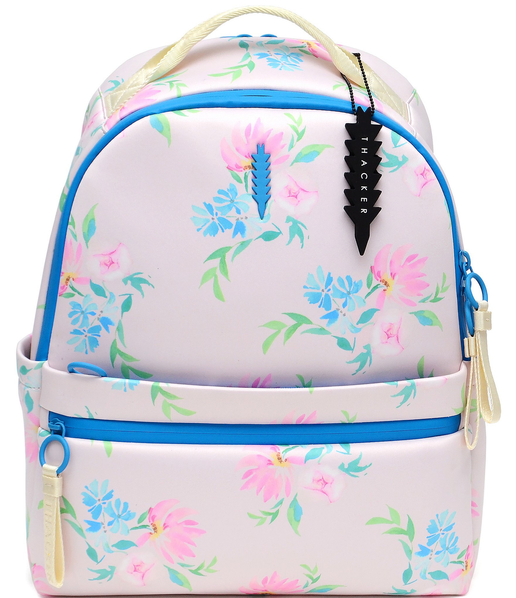 Thacker Carey Neoprene Painterly Pink Floral Backpack | Dillard's