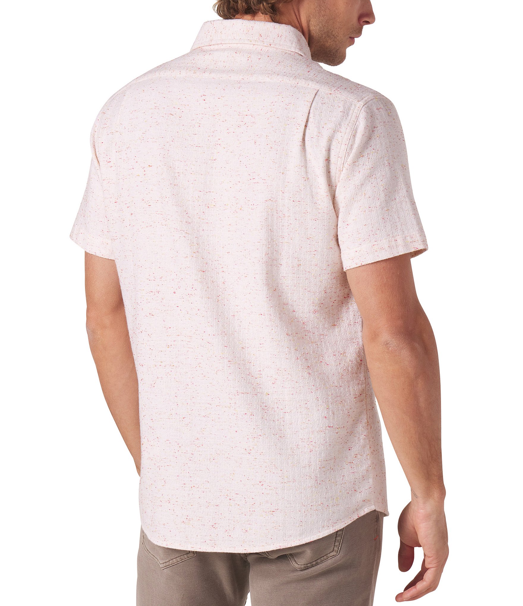 The Normal Brand Freshwater Nep Short Sleeve Woven Shirt