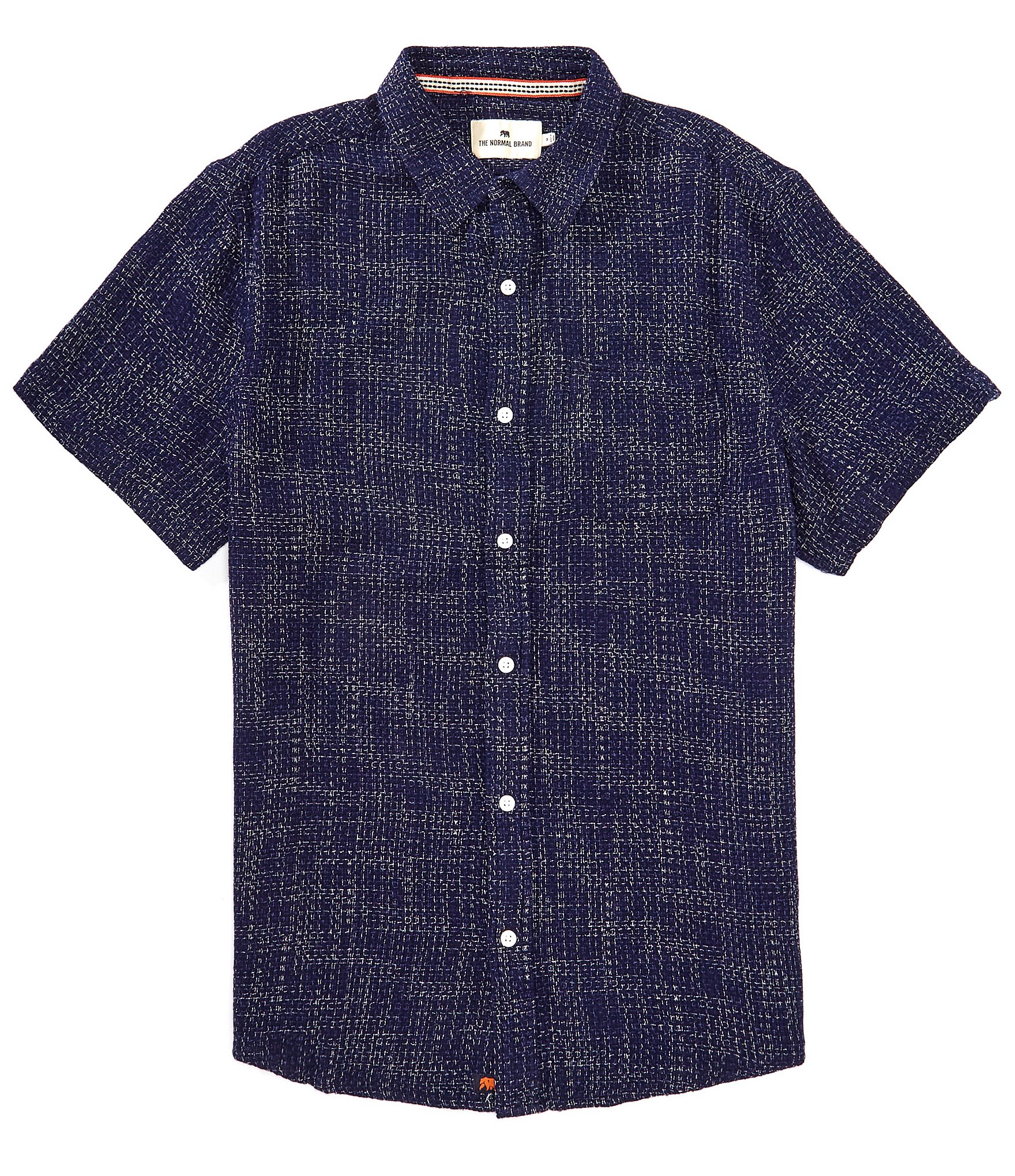 The Normal Brand Freshwater Printed Short Sleeve Woven Shirt