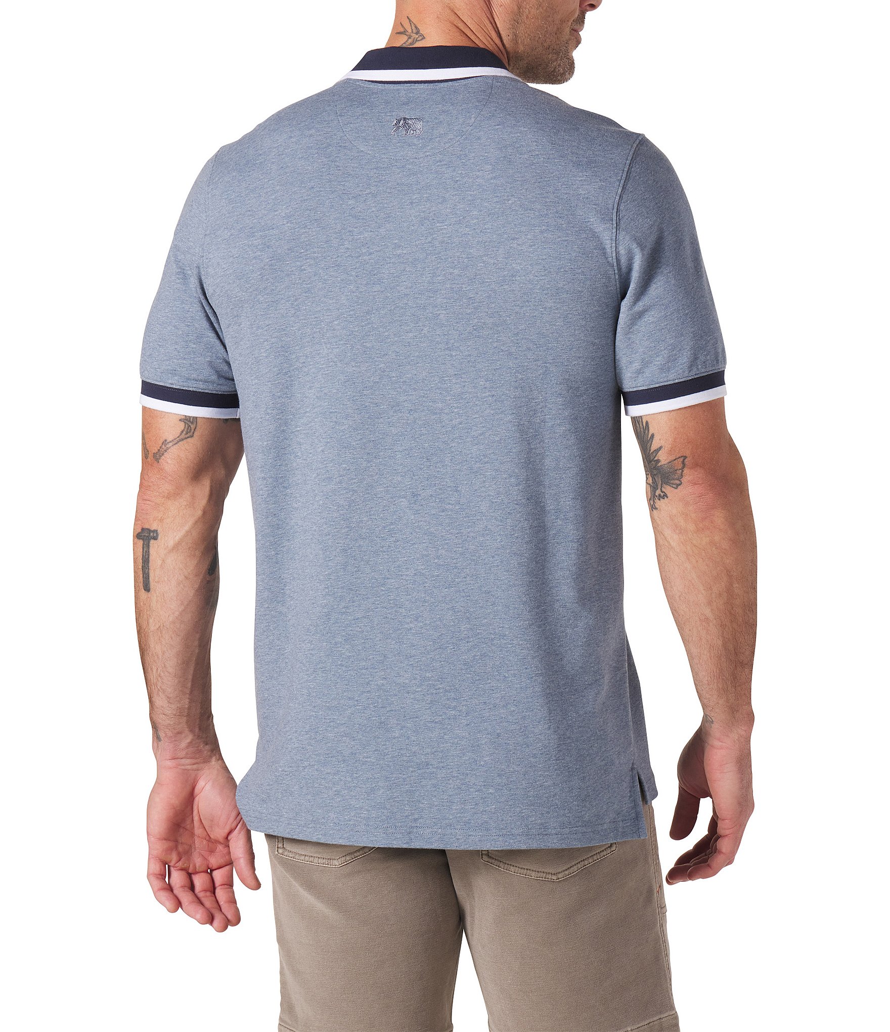 The Normal Brand Puremeso Tipped Short-Sleeve Polo Shirt