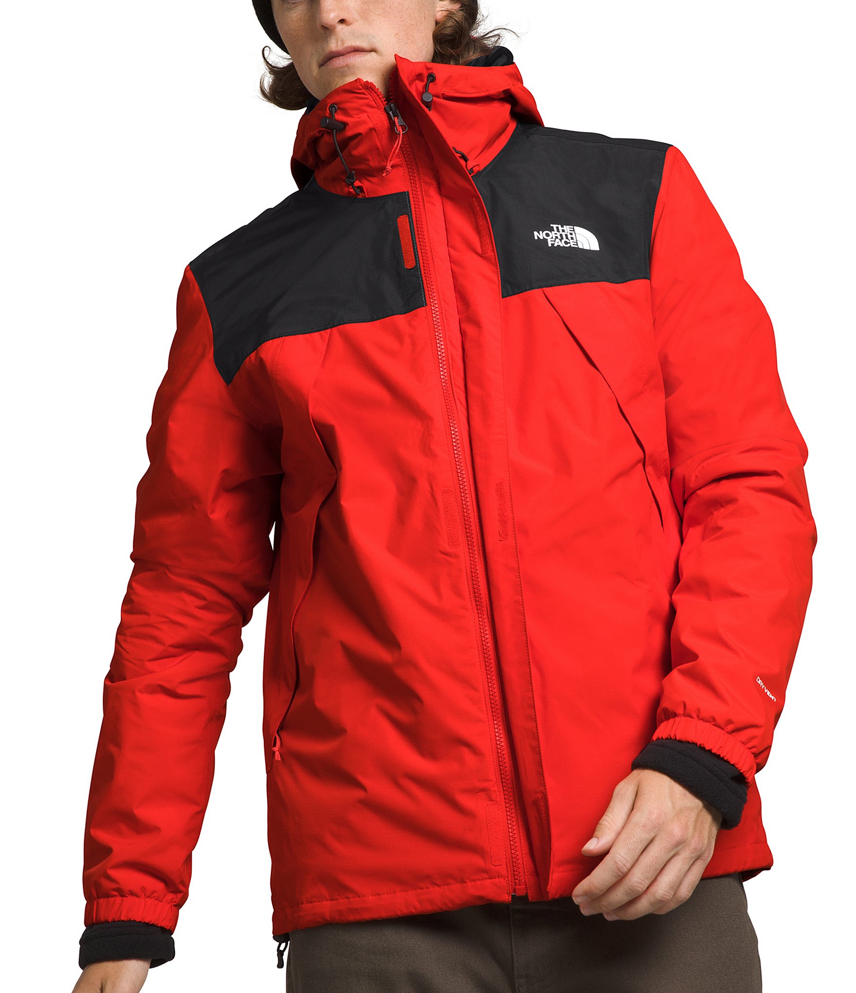 The North Face Antora Triclimate Jacket - Men's TNF Black/Vanadis Grey, XL