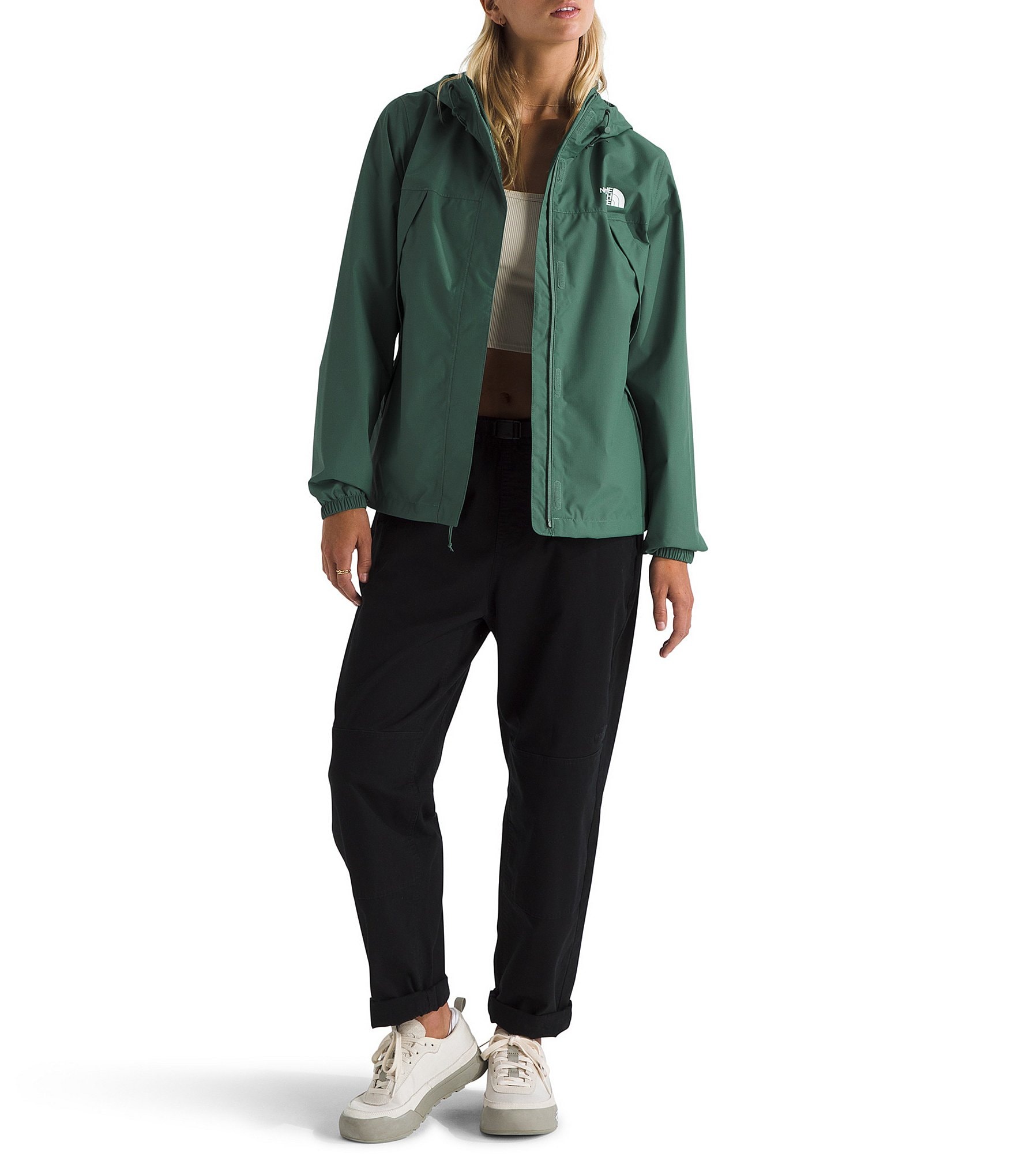 The North Face Antora Attached Three-Piece Hood Rain Jacket