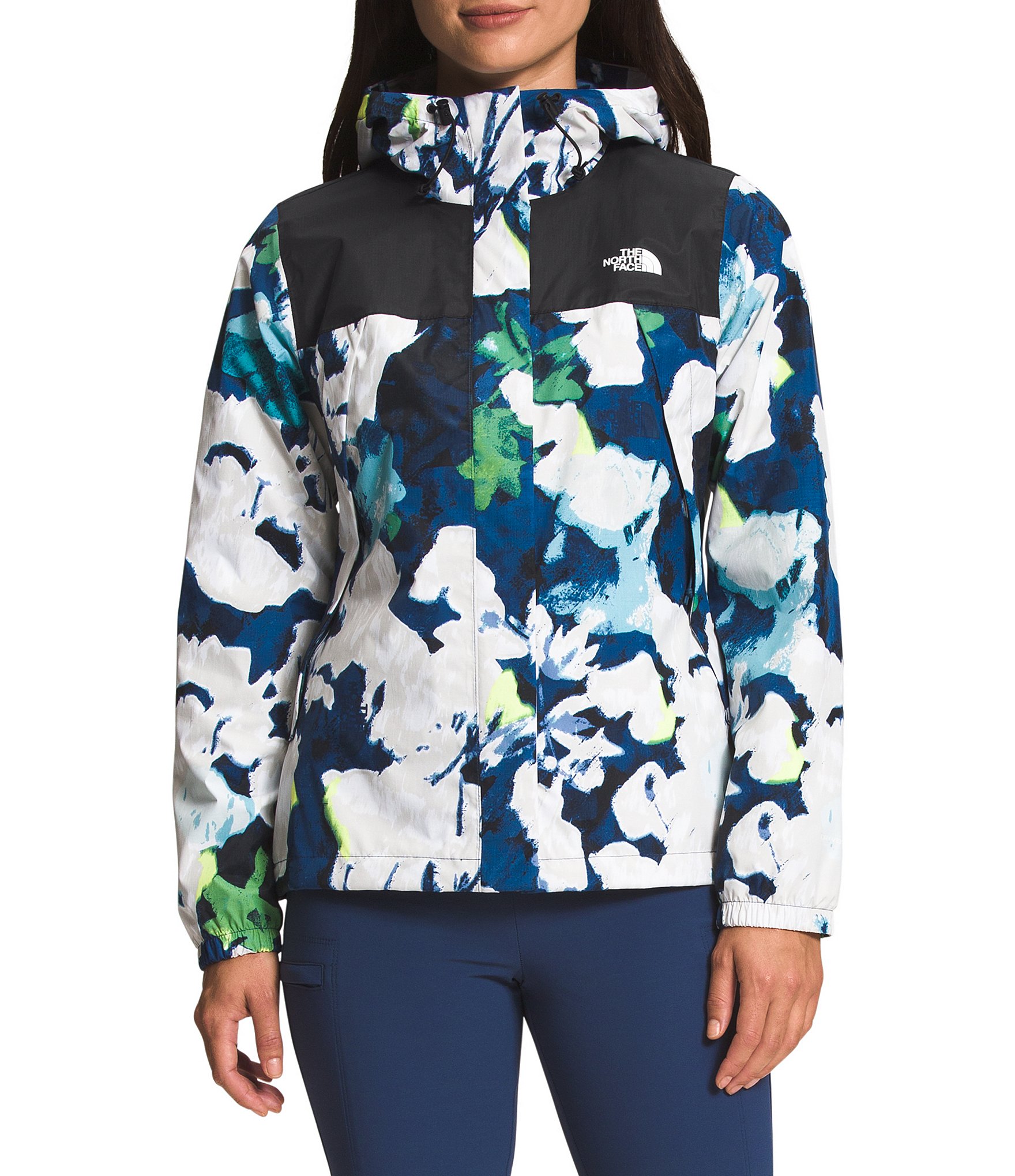 The North Face Antora Hooded Zip Front Long Sleeve Jacket | Dillard's
